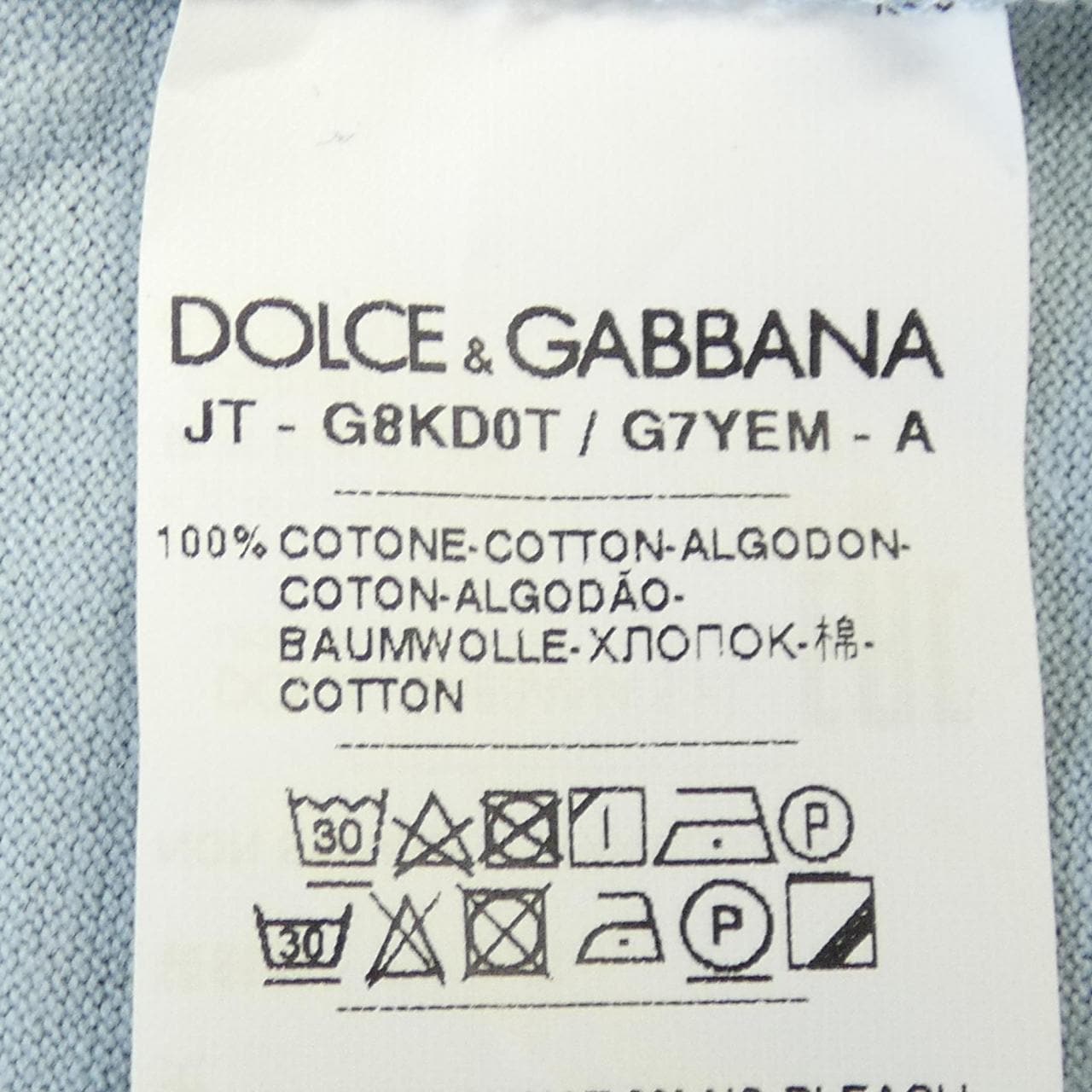 ドルチェアンドガッバーナ DOLCE&GABBANA G8KD0T Tシャツ