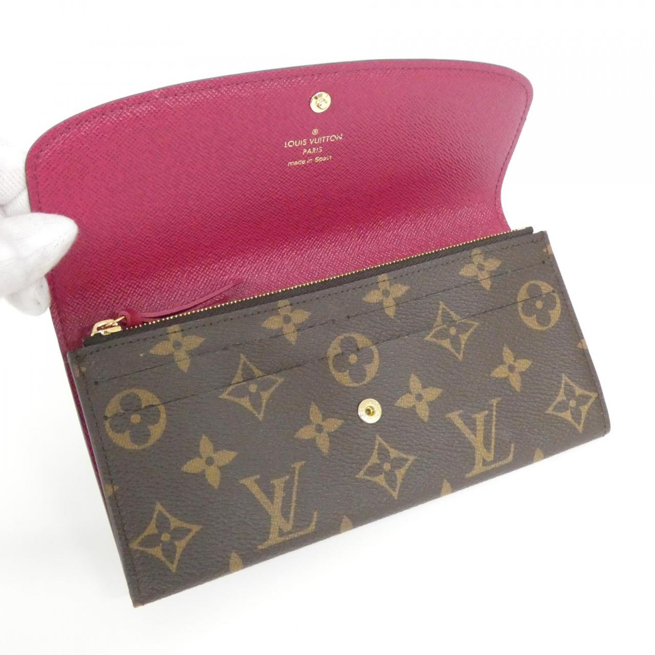 LOUIS VUITTON Monogram Portefeuille Emily M60697 钱包