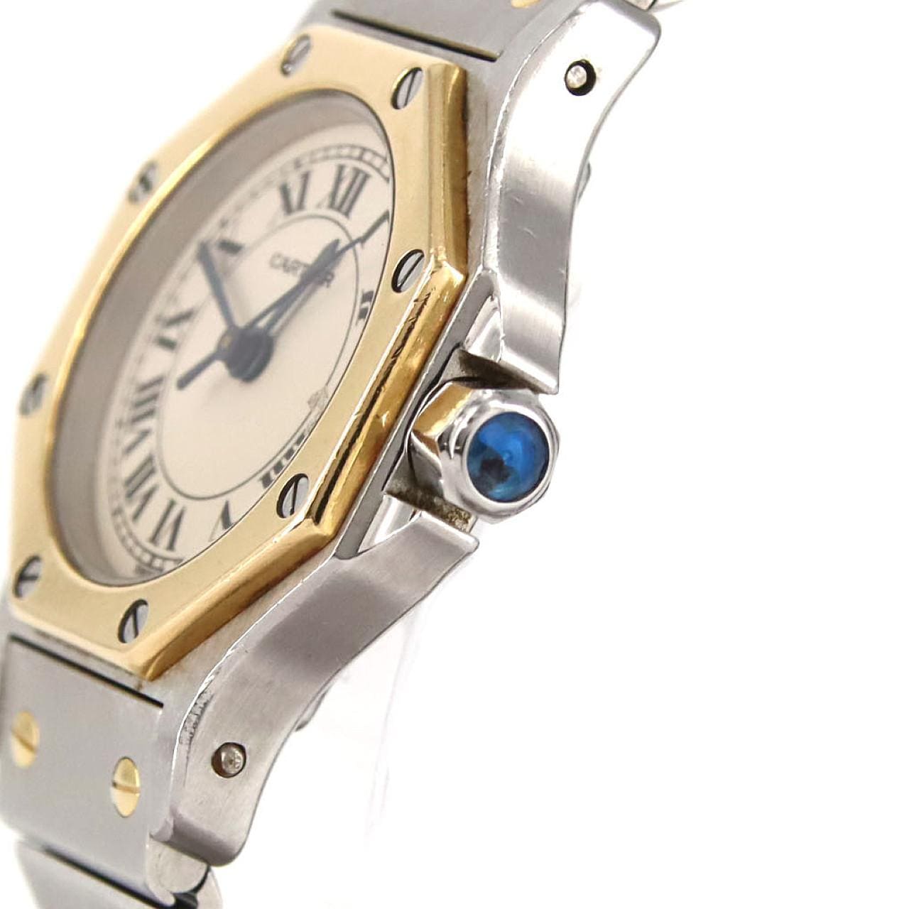 【ノーメンテナンス還元価格】カルティエ サントスオクタゴンSM コンビ W2001683 SSxYG クォーツ