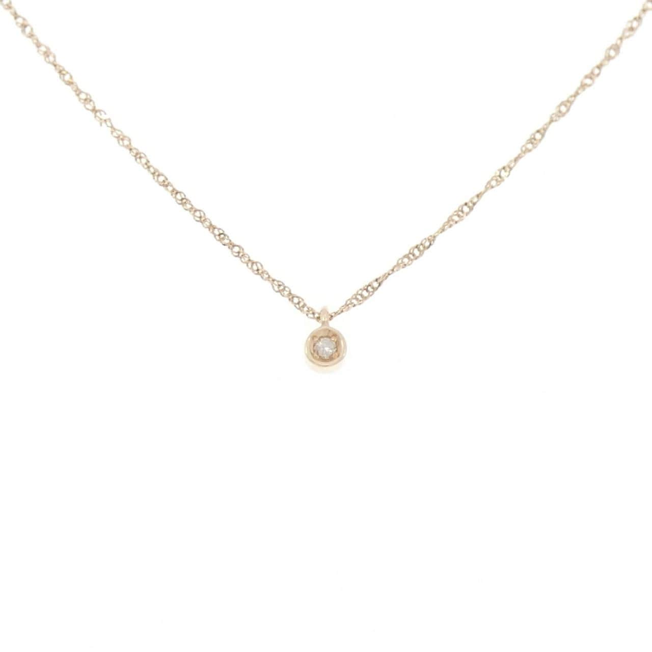 K10YG ダイヤモンド ネックレス