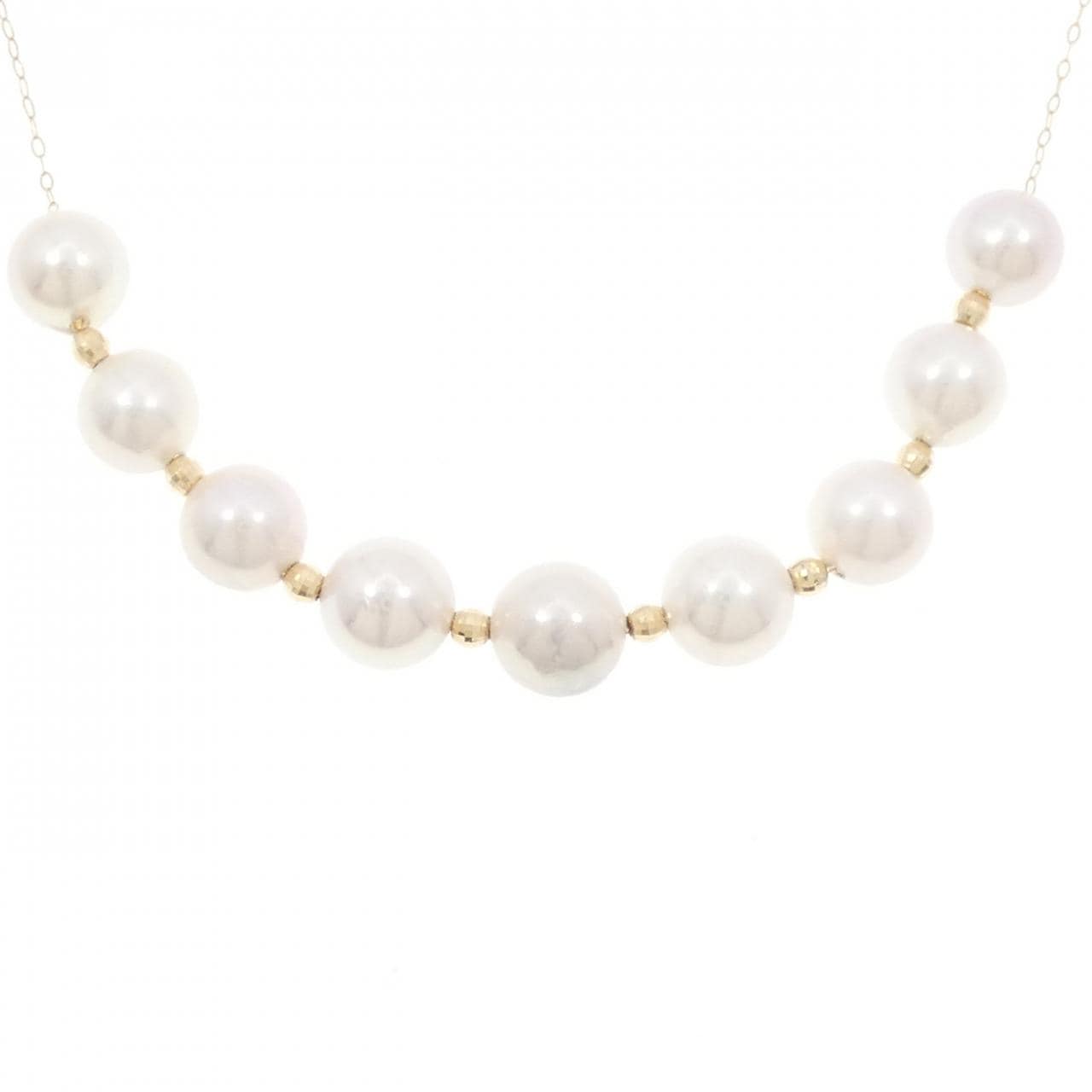 K18YG アコヤパール ネックレス