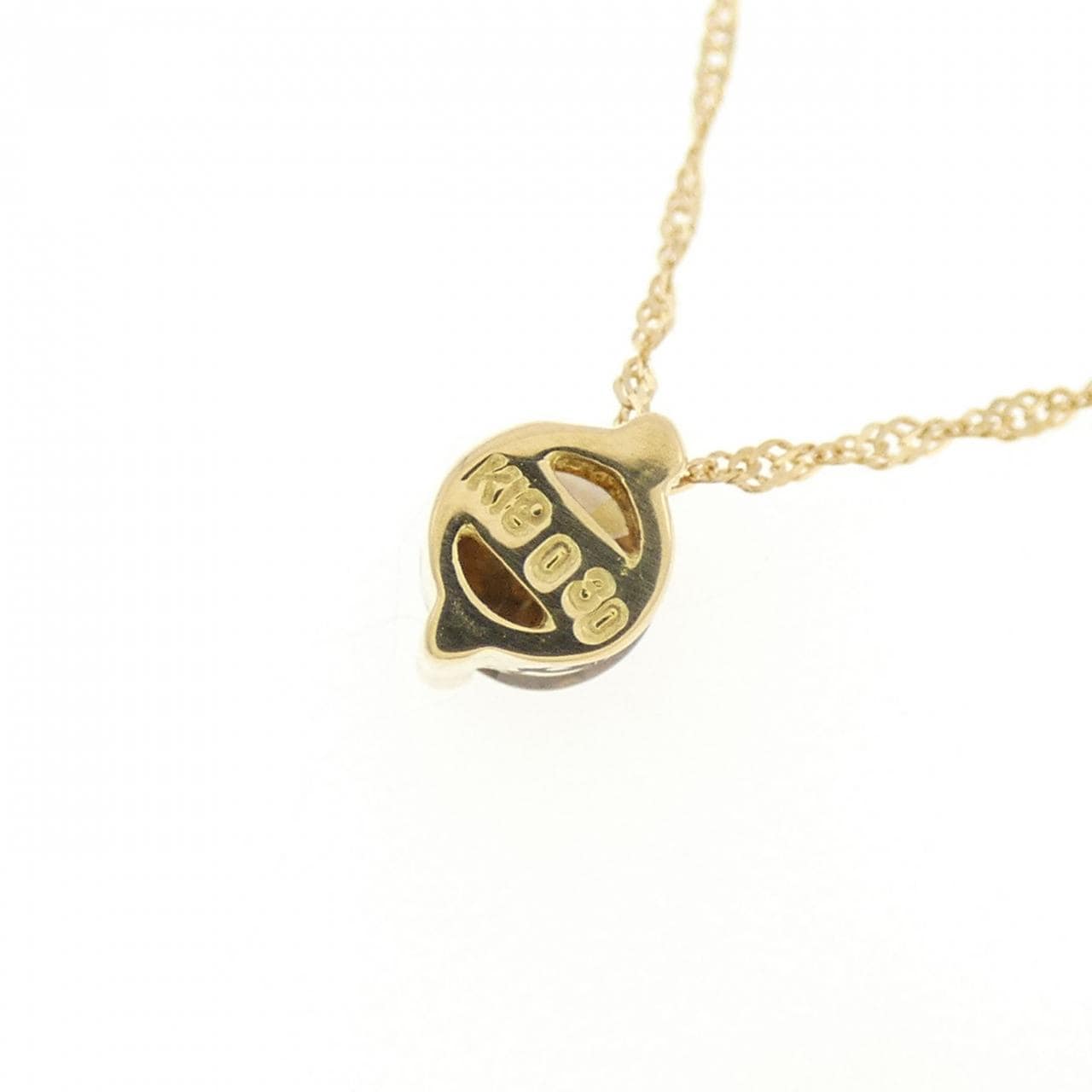 K18YG ダイヤモンド ネックレス 0.30CT