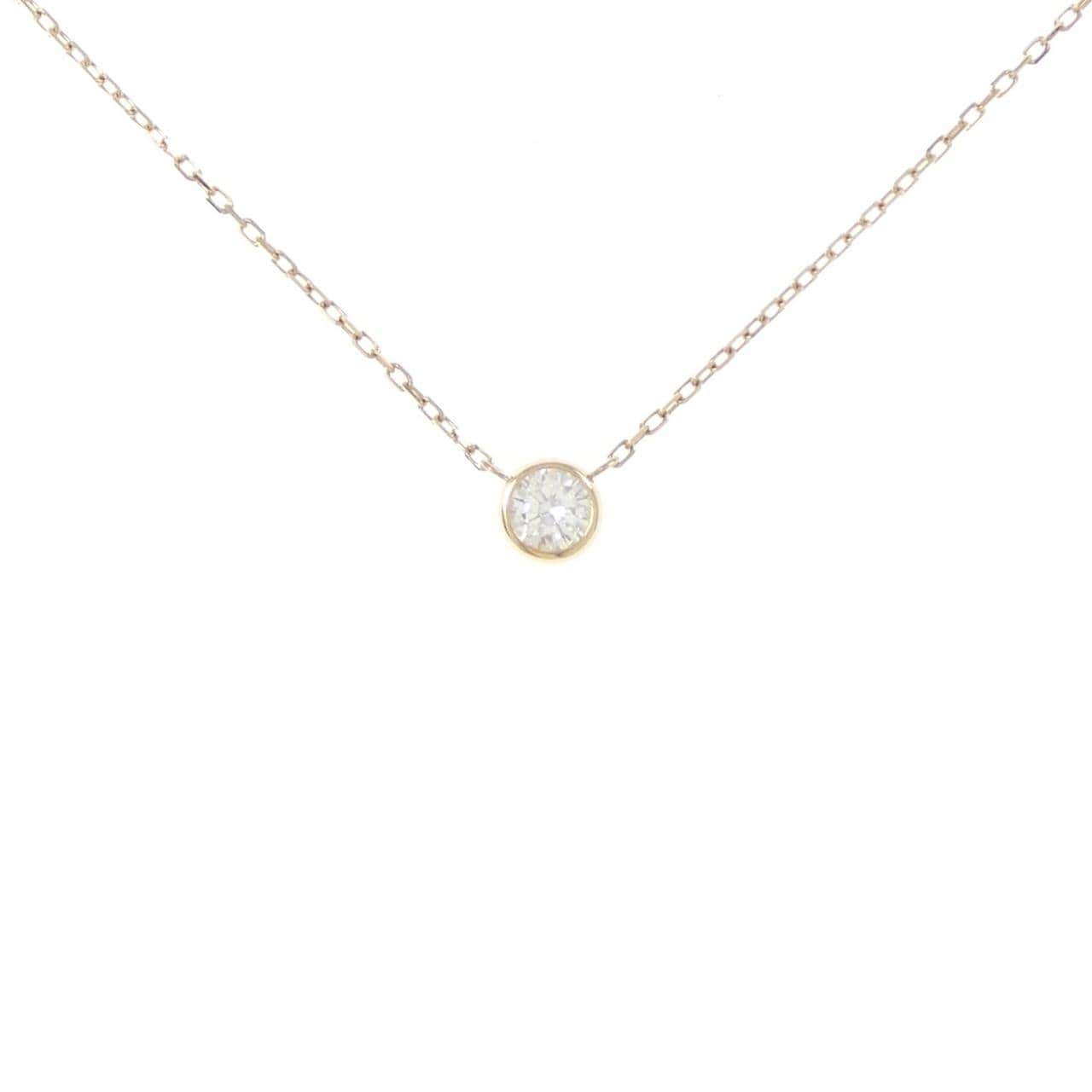 K18YG ダイヤモンド ネックレス 0.18CT