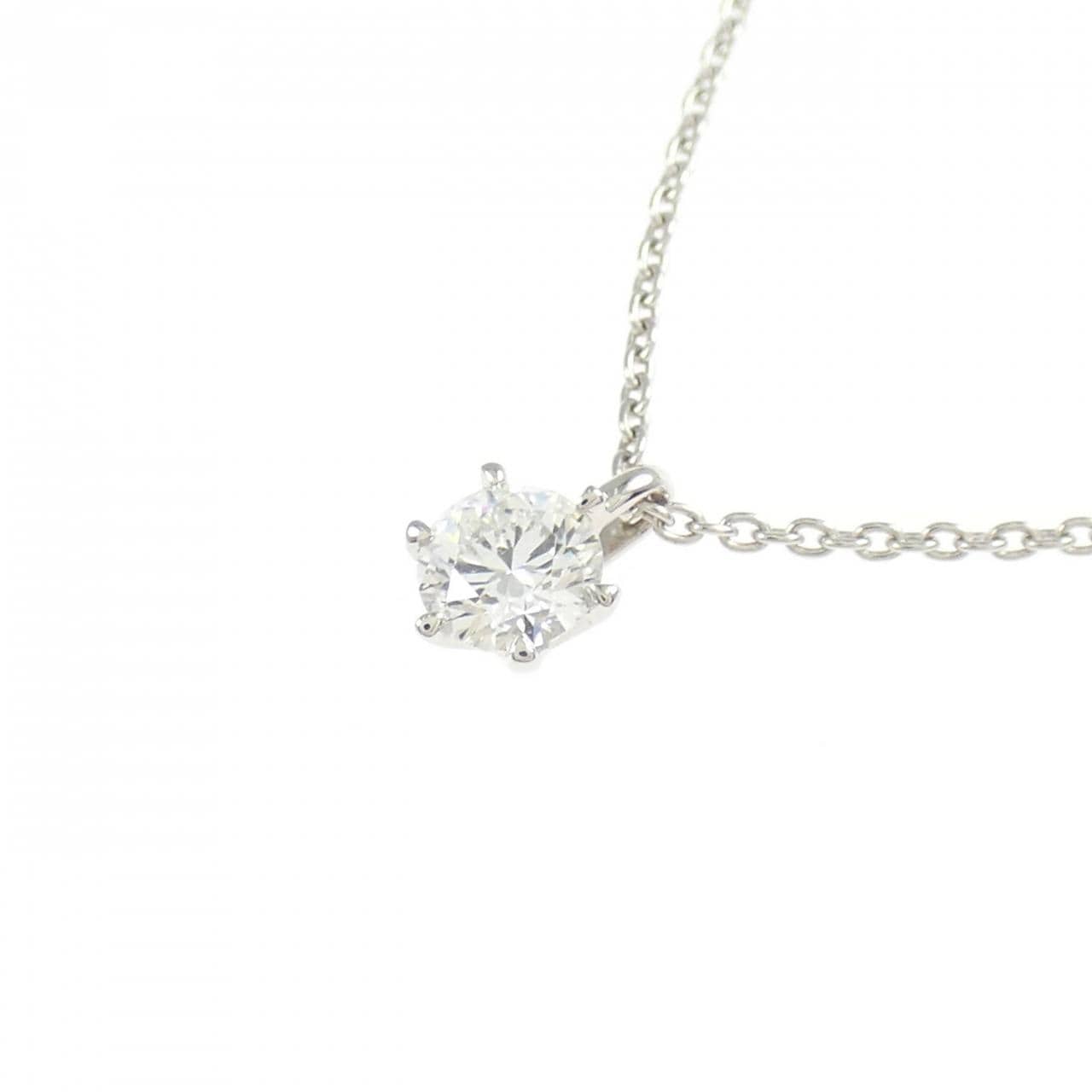 【リメイク】PT900/PT850 ダイヤモンド ネックレス 0.213CT D VVS1 3EXT H&C
