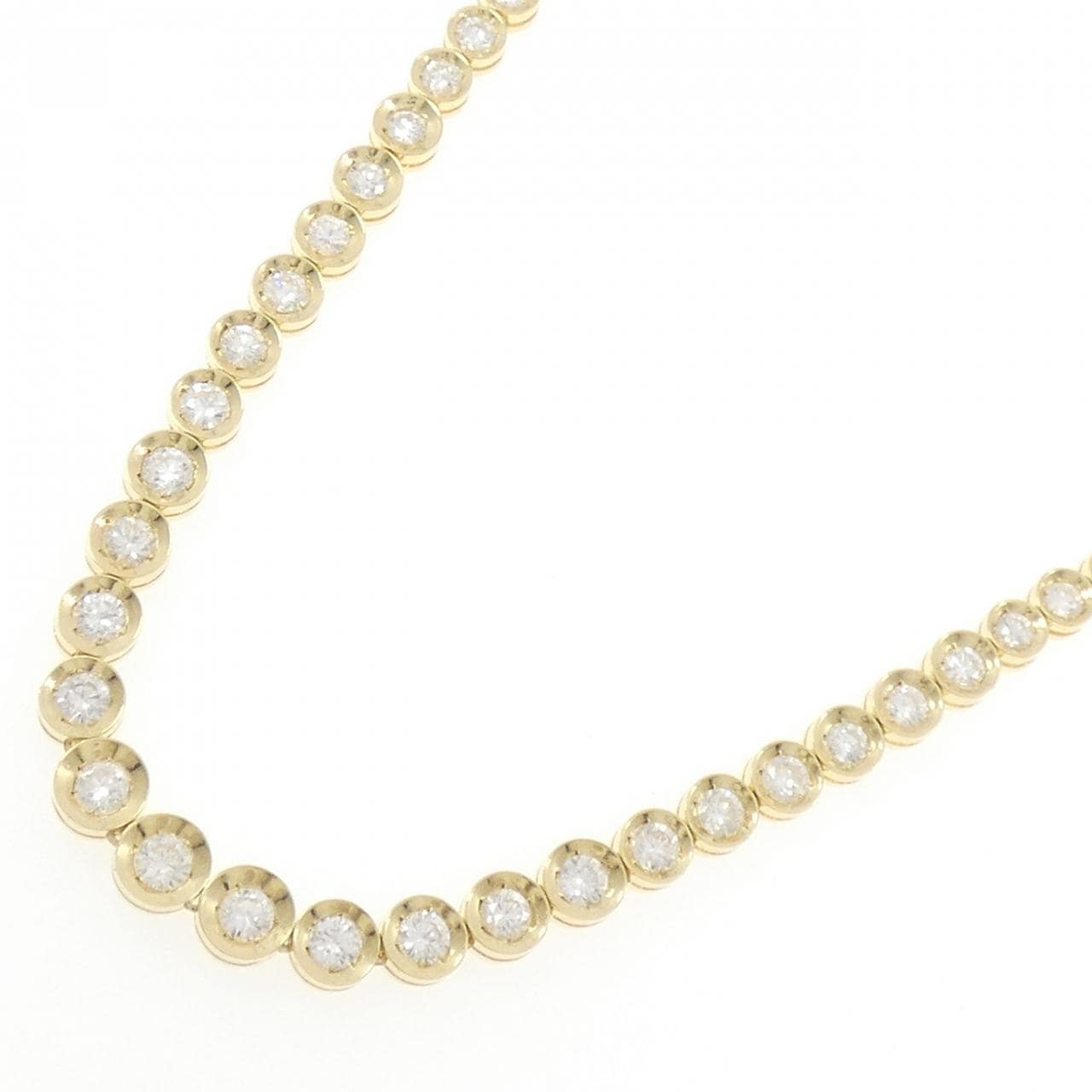 K18YG ダイヤモンド ネックレス 13.13CT