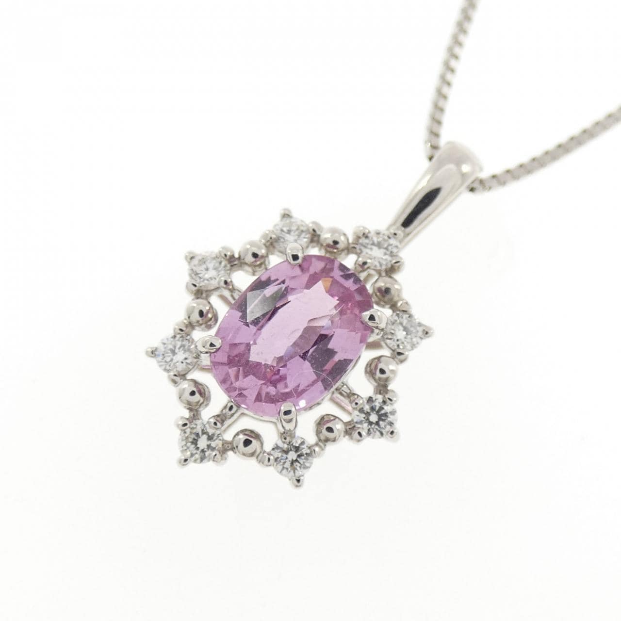 PT950/PT850 サファイヤ ネックレス 1.02CT