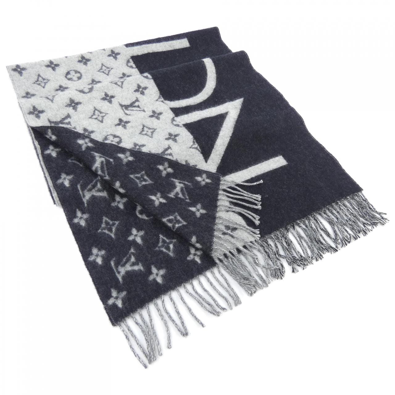 ルイヴィトン LOUIS VUITTON LVスプリット M70924 MUFFLER