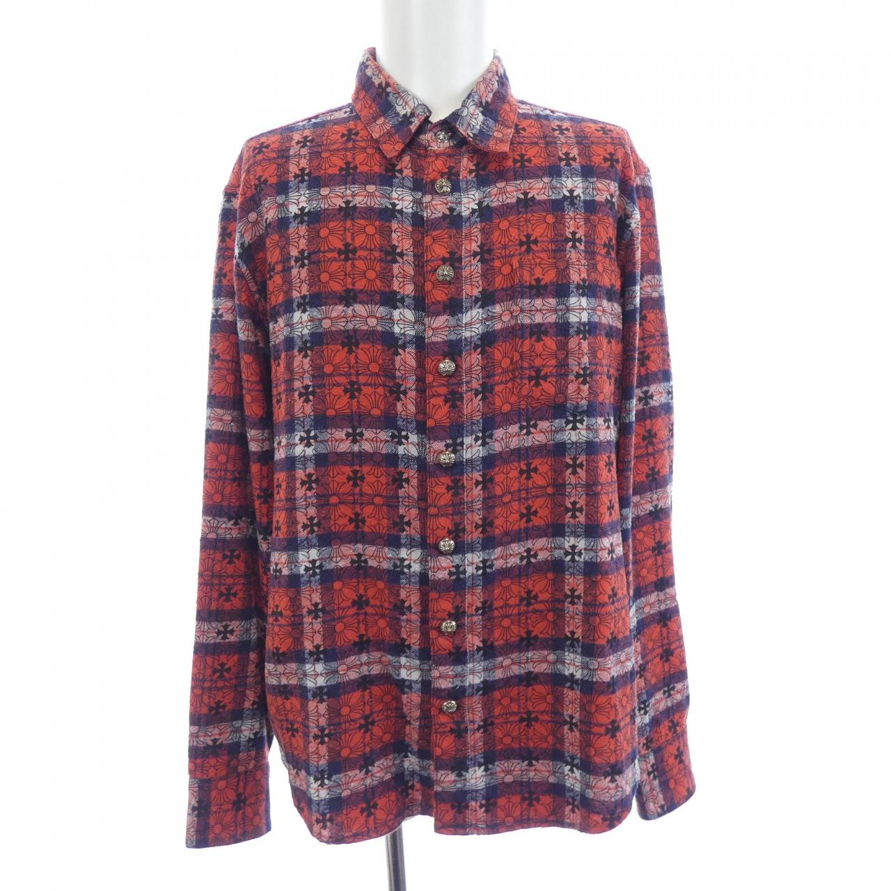 クロムハーツ CHROME HEARTS Loose Ends Check Shirt 2211-304-4876 シャツ