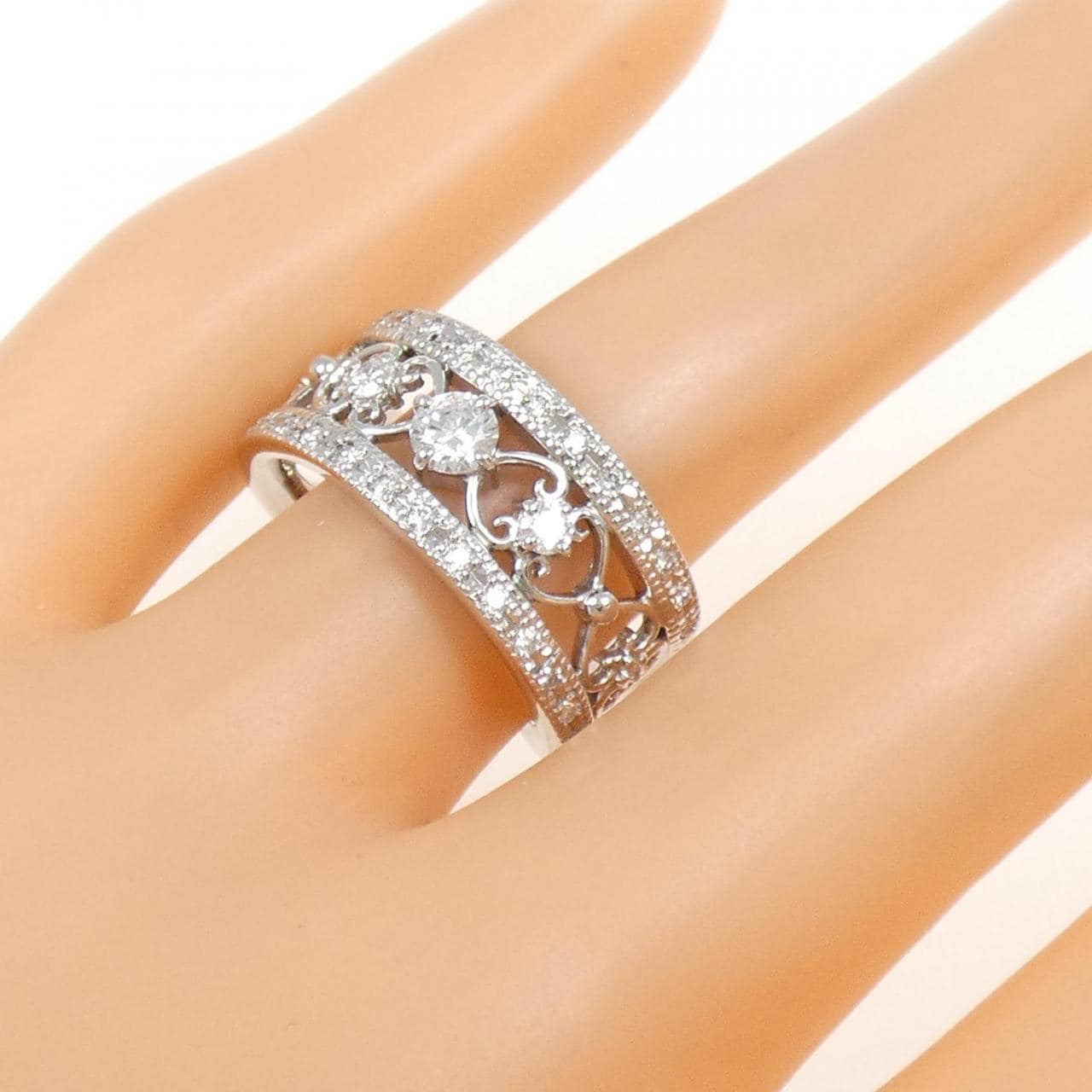 PT950 ダイヤモンド リング 0.21CT