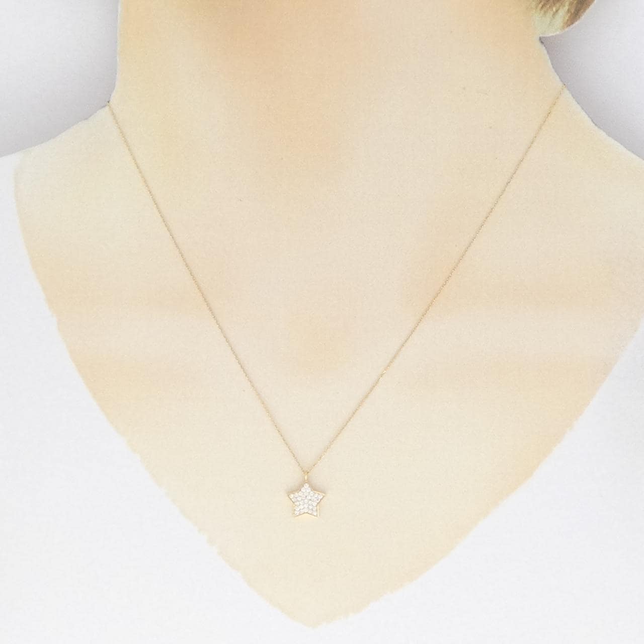 ポンテヴェキオ スター ダイヤモンド ネックレス 0.15CT