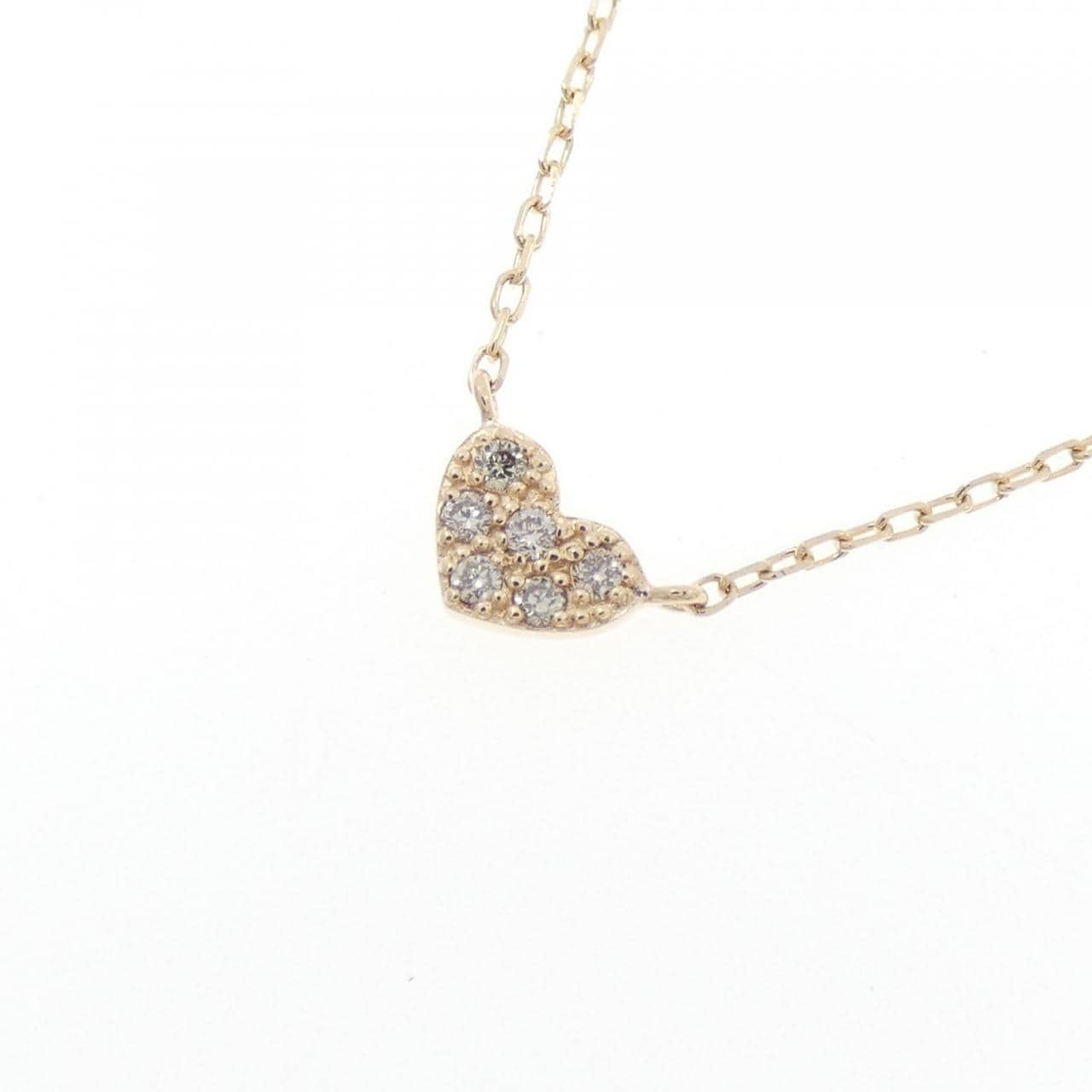 COCOSHNIK heart Diamond necklace