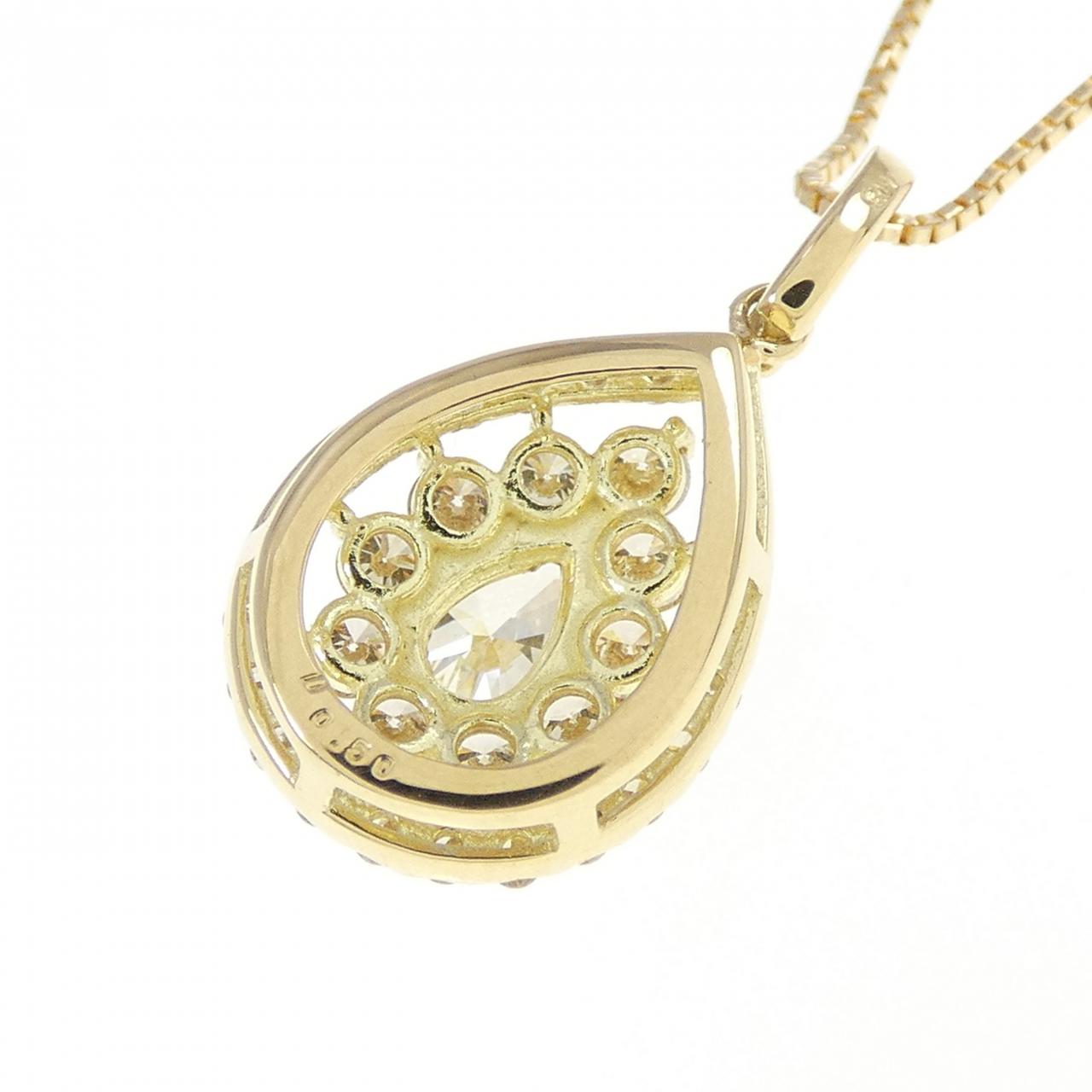 【新品】K18YG ダイヤモンド ネックレス 0.50CT