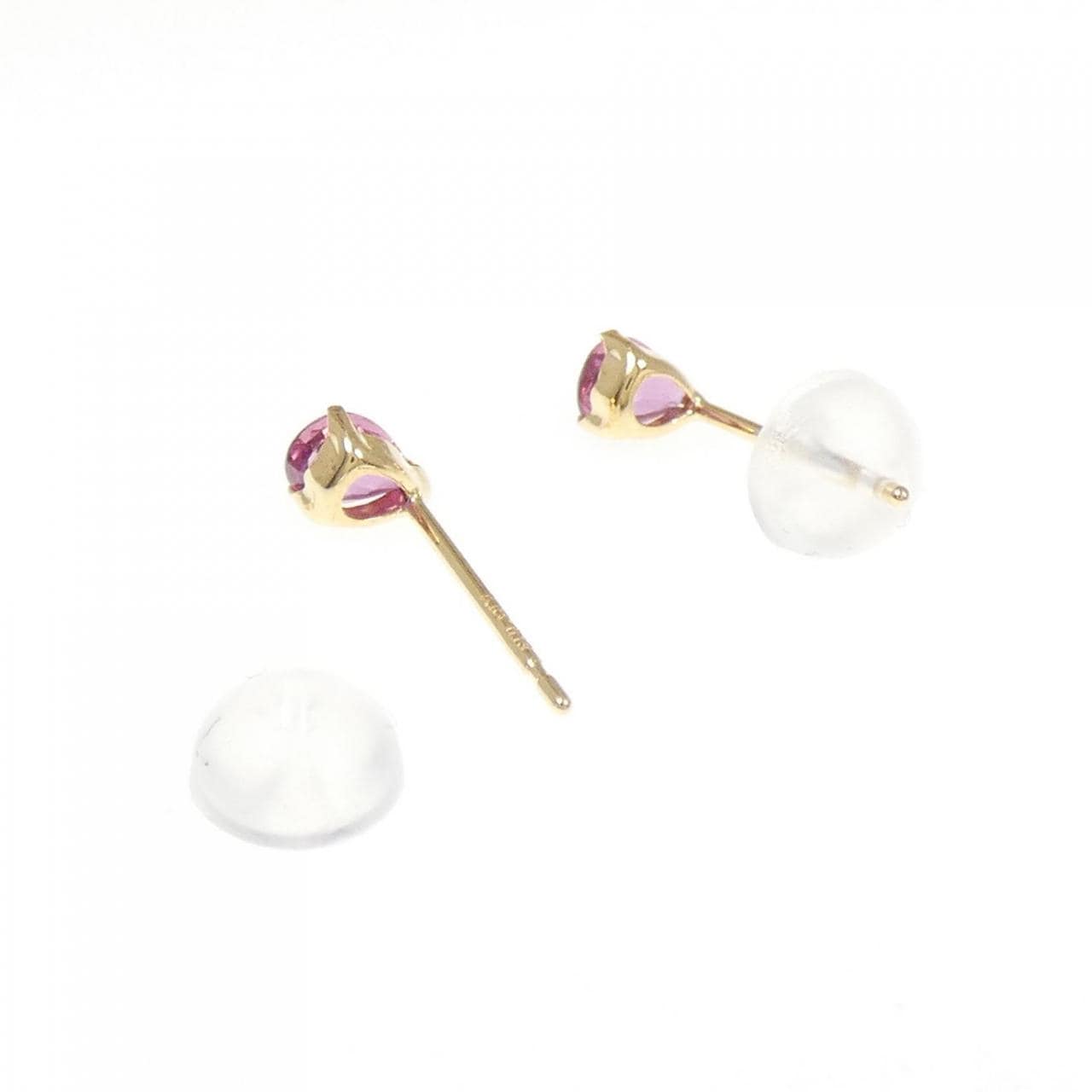 【新品】K18YG ルビー ピアス 0.26CT