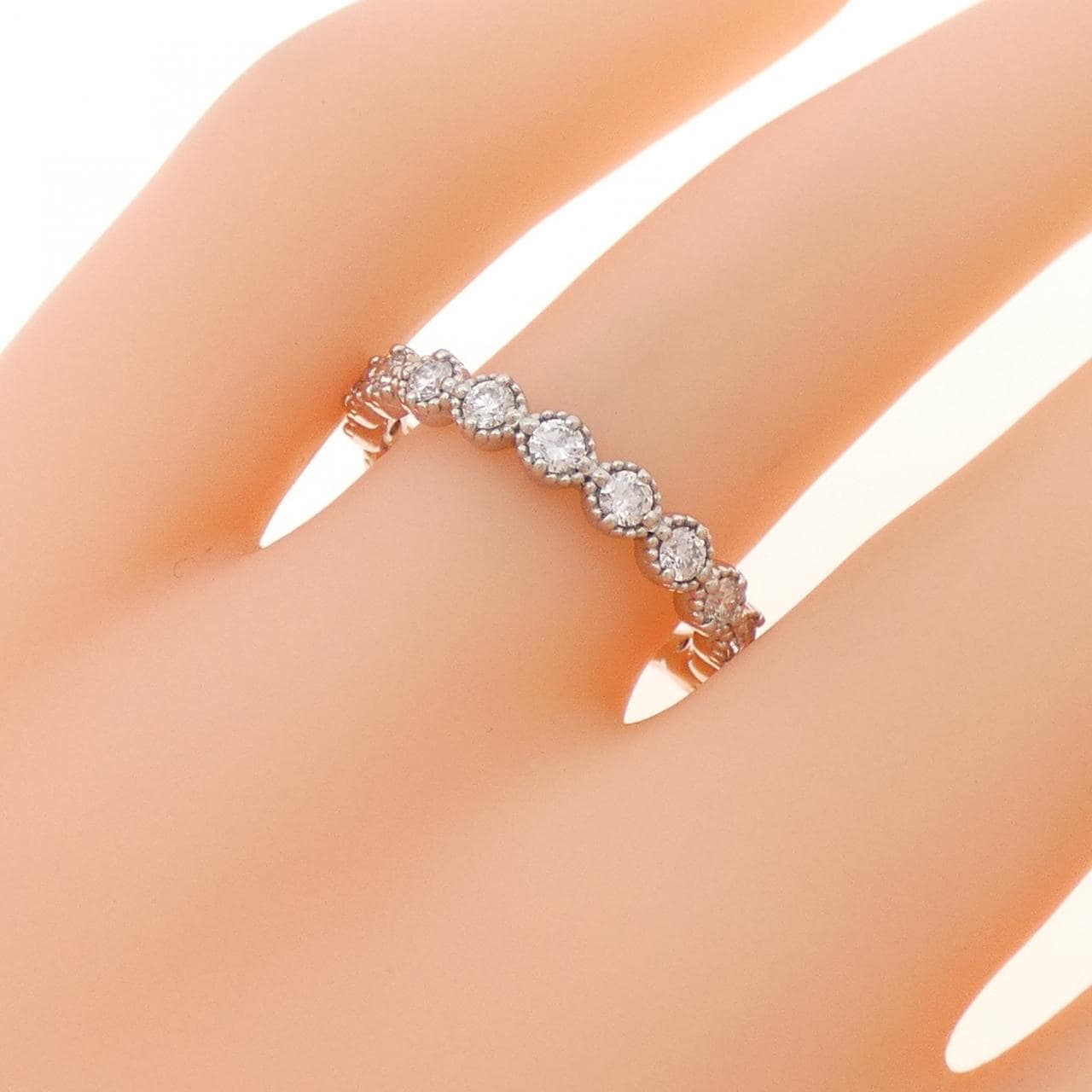 PT950 ダイヤモンド リング 0.65CT