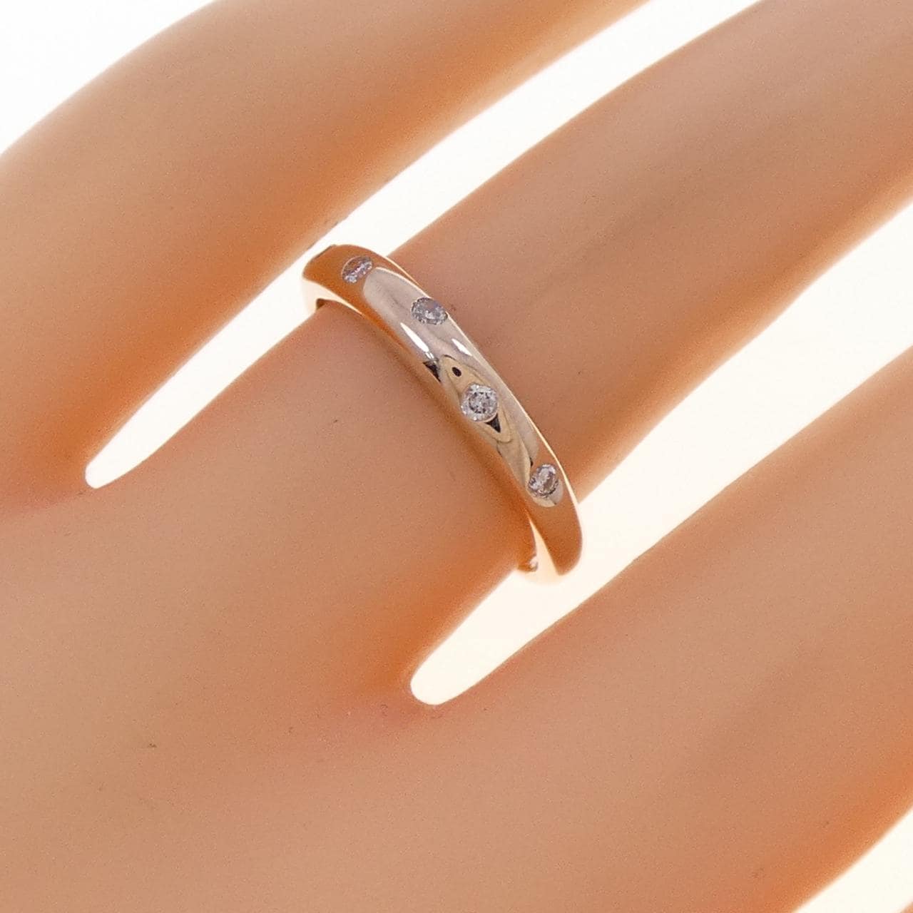 K10PG ダイヤモンド リング 0.10CT