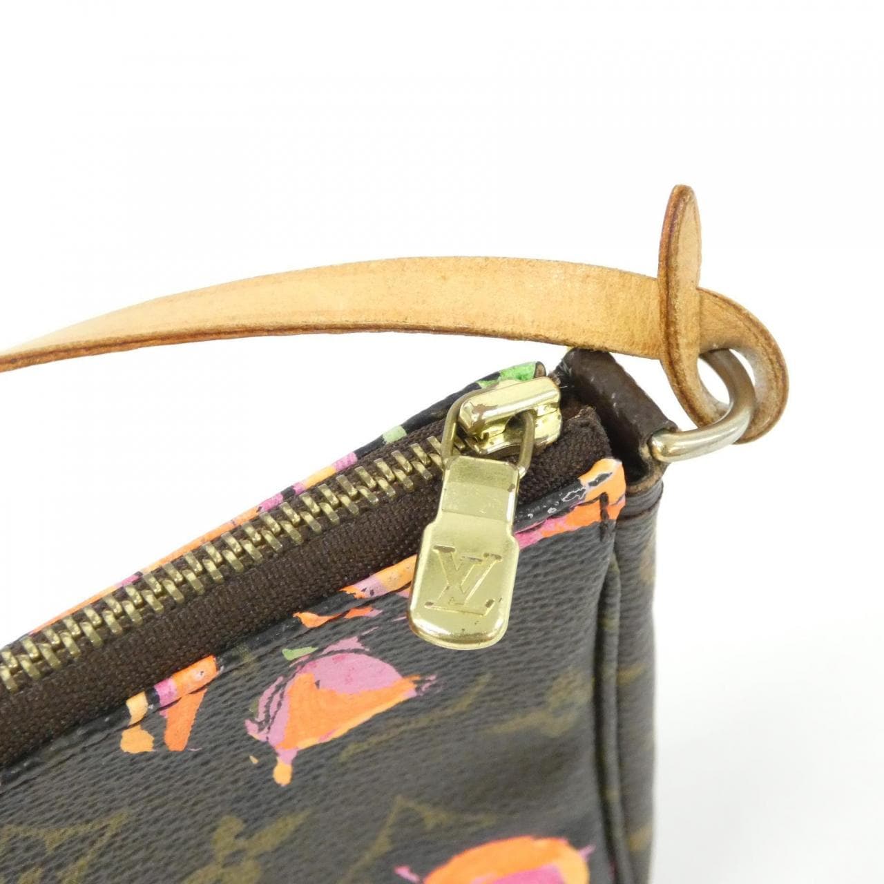 【ヴィンテージ】ルイヴィトン モノグラム ローズ(スティーブン スプラウス) ポシェット アクセソワール M48615 アクセサリーポーチ