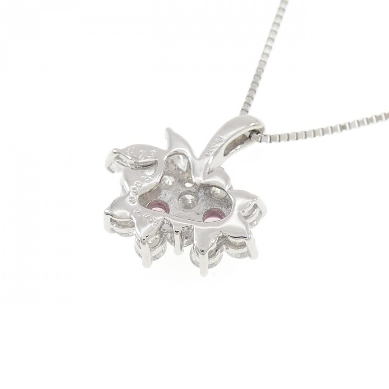 PT900/PT850 ダイヤモンド ネックレス 0.114CT FIPP SI1