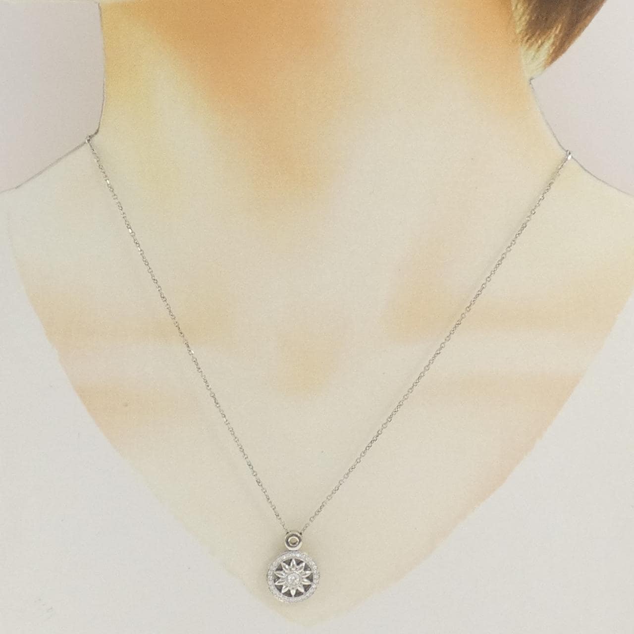 ハリーウィンストン ウィンストン ゲート ネックレス 0.13CT