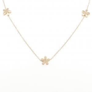 ポンテヴェキオ フラワー ダイヤモンド ネックレス 0.05CT