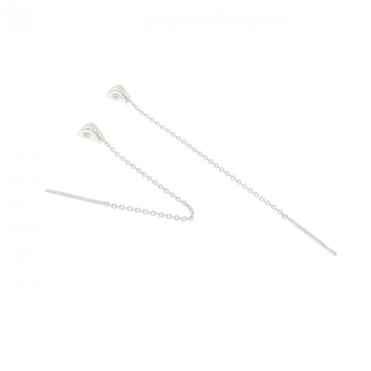 PT900 ダイヤモンド ピアス 0.27CT
