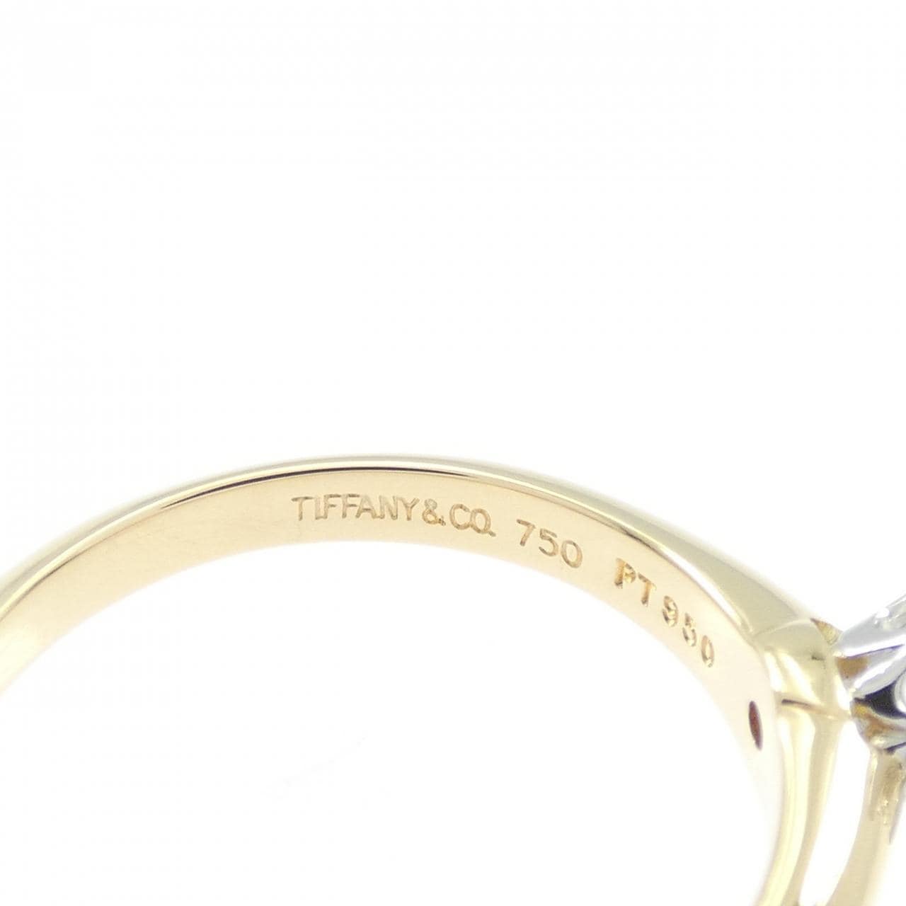 ティファニー クラシックソリティア リング 0.43CT G IF