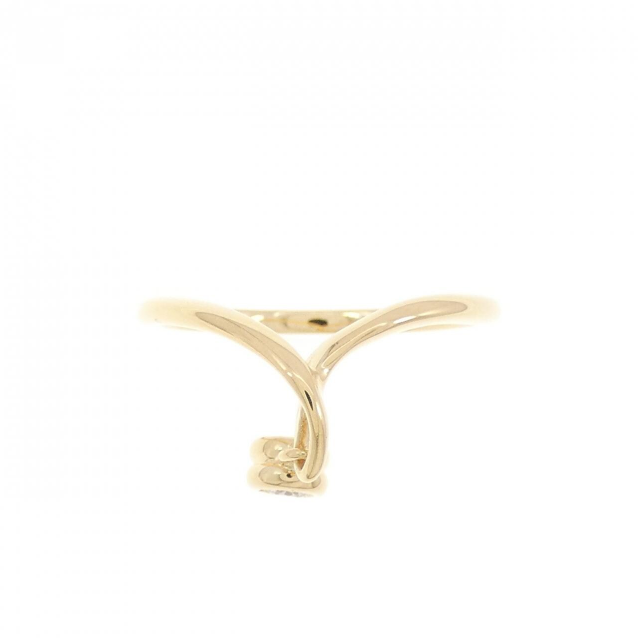 K18YG ダイヤモンド リング 0.05CT