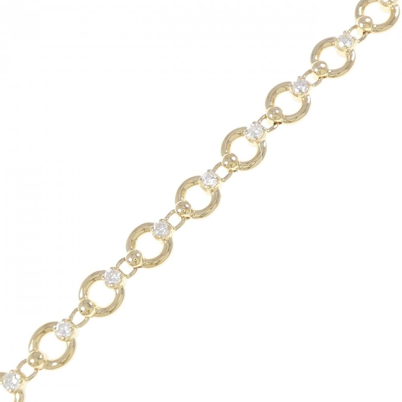 K18YG ダイヤモンド ブレスレット 1.00CT