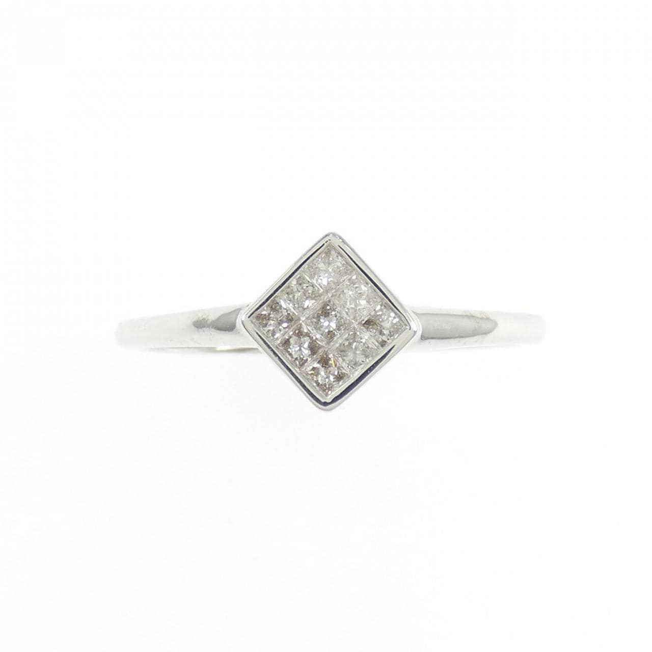 K18WG ダイヤモンド リング 0.20CT