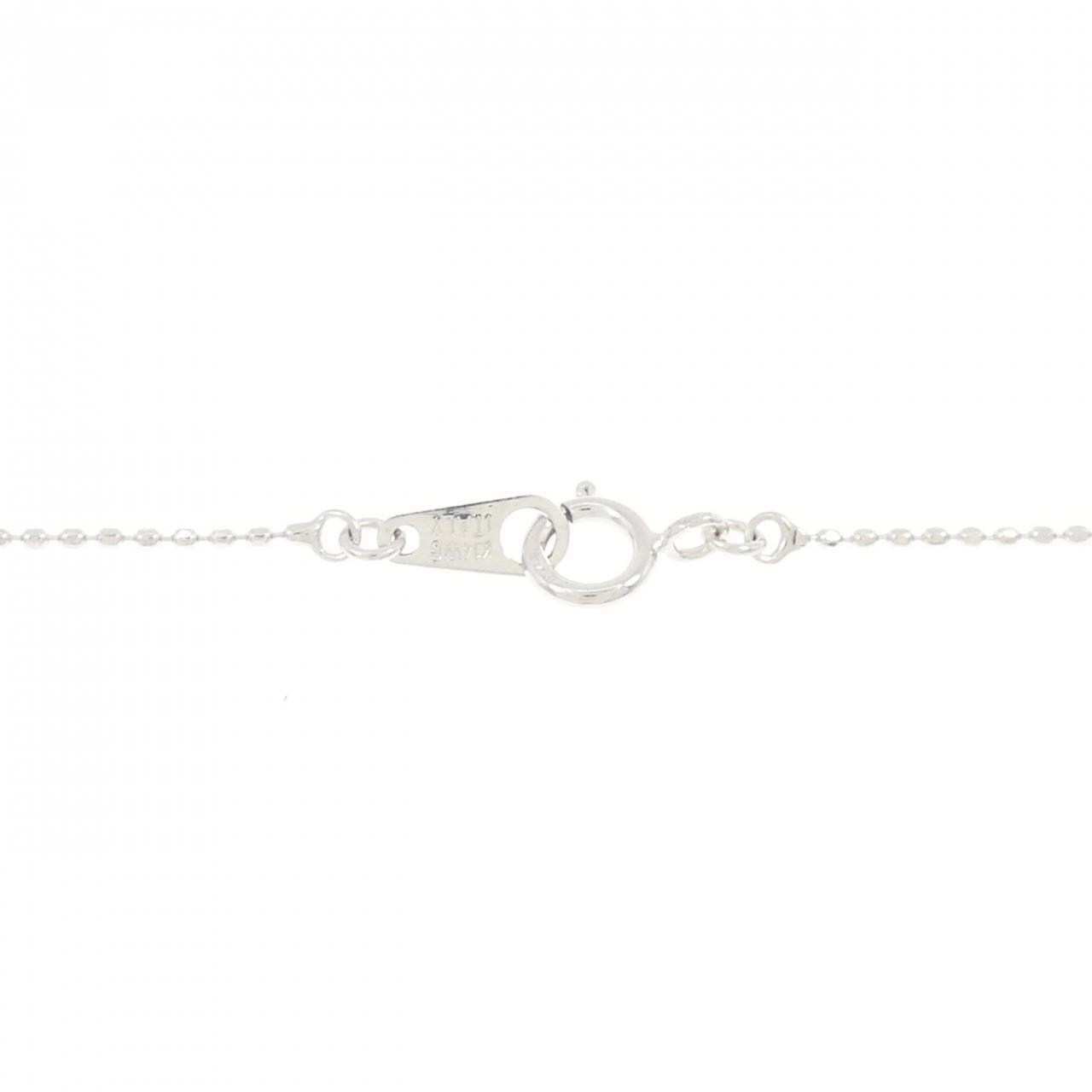 K14WG ダイヤモンド ネックレス 0.20CT