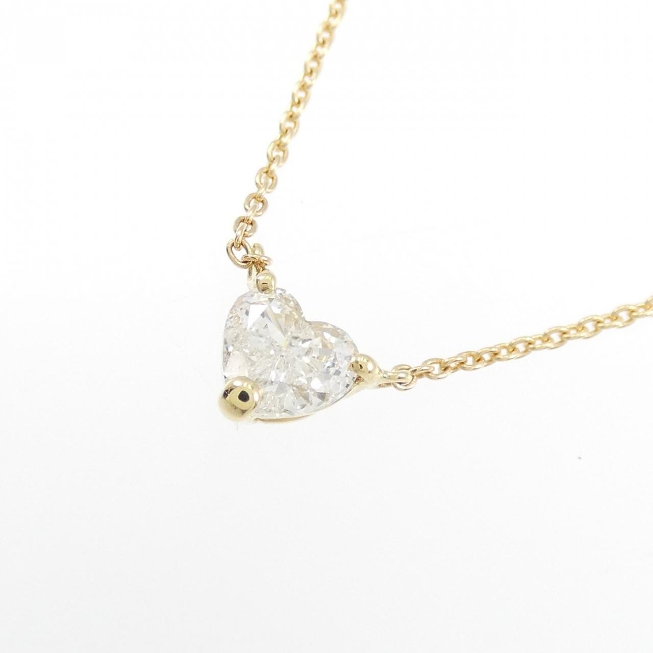【リメイク】K18YG ダイヤモンド ネックレス 0.308CT G VS2 ハートシェイプ