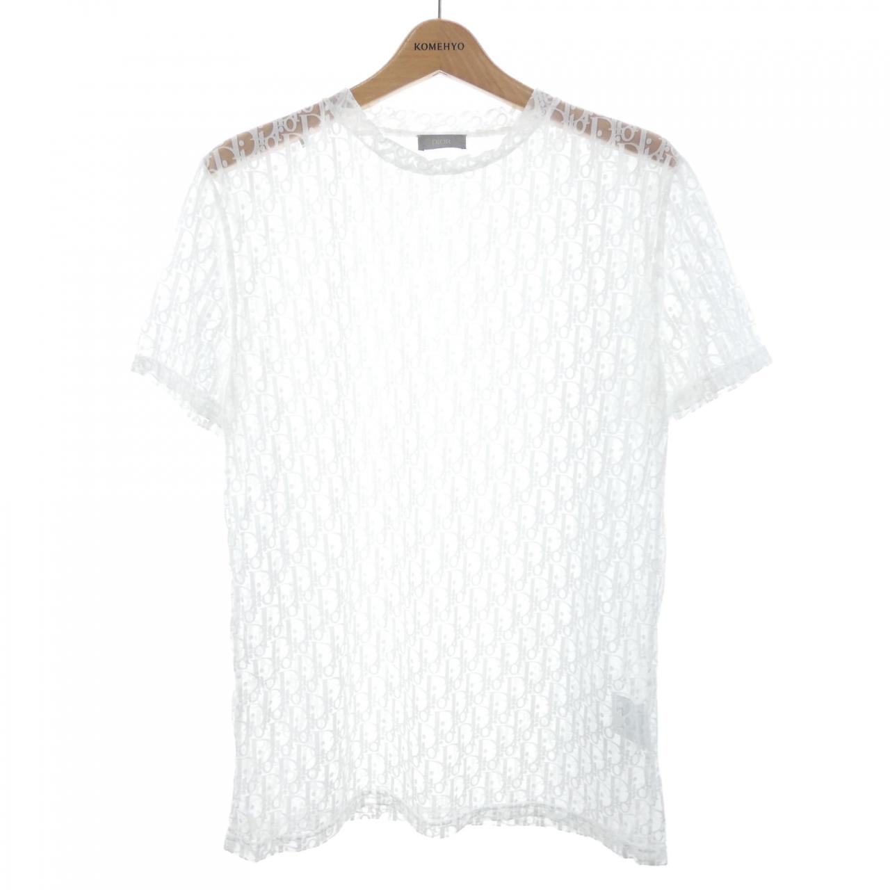ディオール DIOR オーブリークシースルーTシャツ　OBLIQUE 923J615A0537 トップス