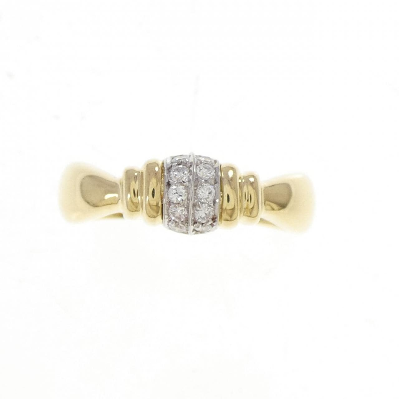 750YG/750WG ダイヤモンド リング 0.14CT