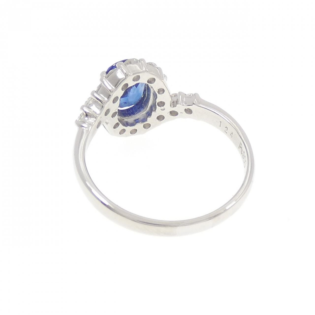 PT900 サファイヤ リング 1.24CT