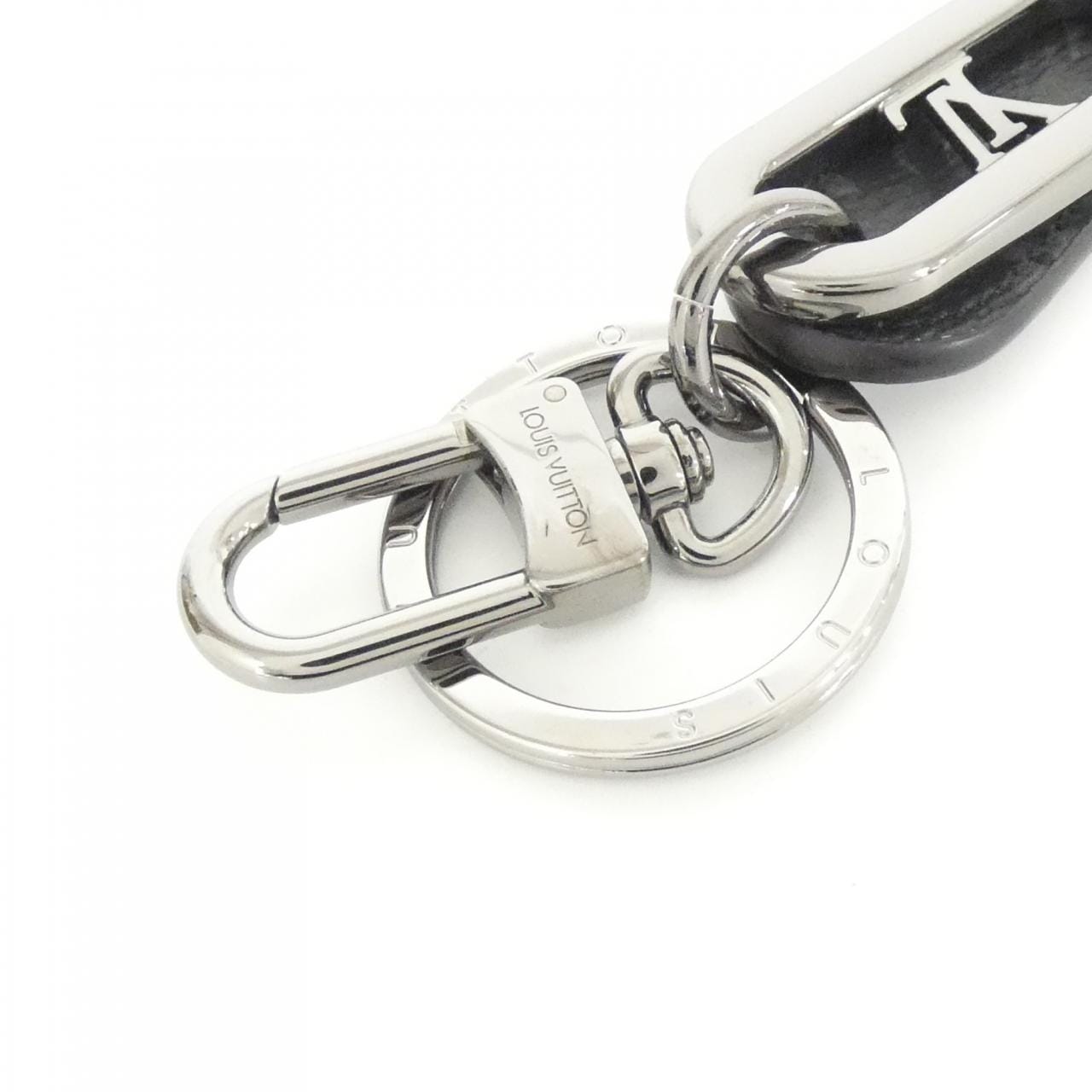 ルイヴィトン モノグラム エクリプス キーホルダー LVシグネチャー チェーン M00927 キーホルダー