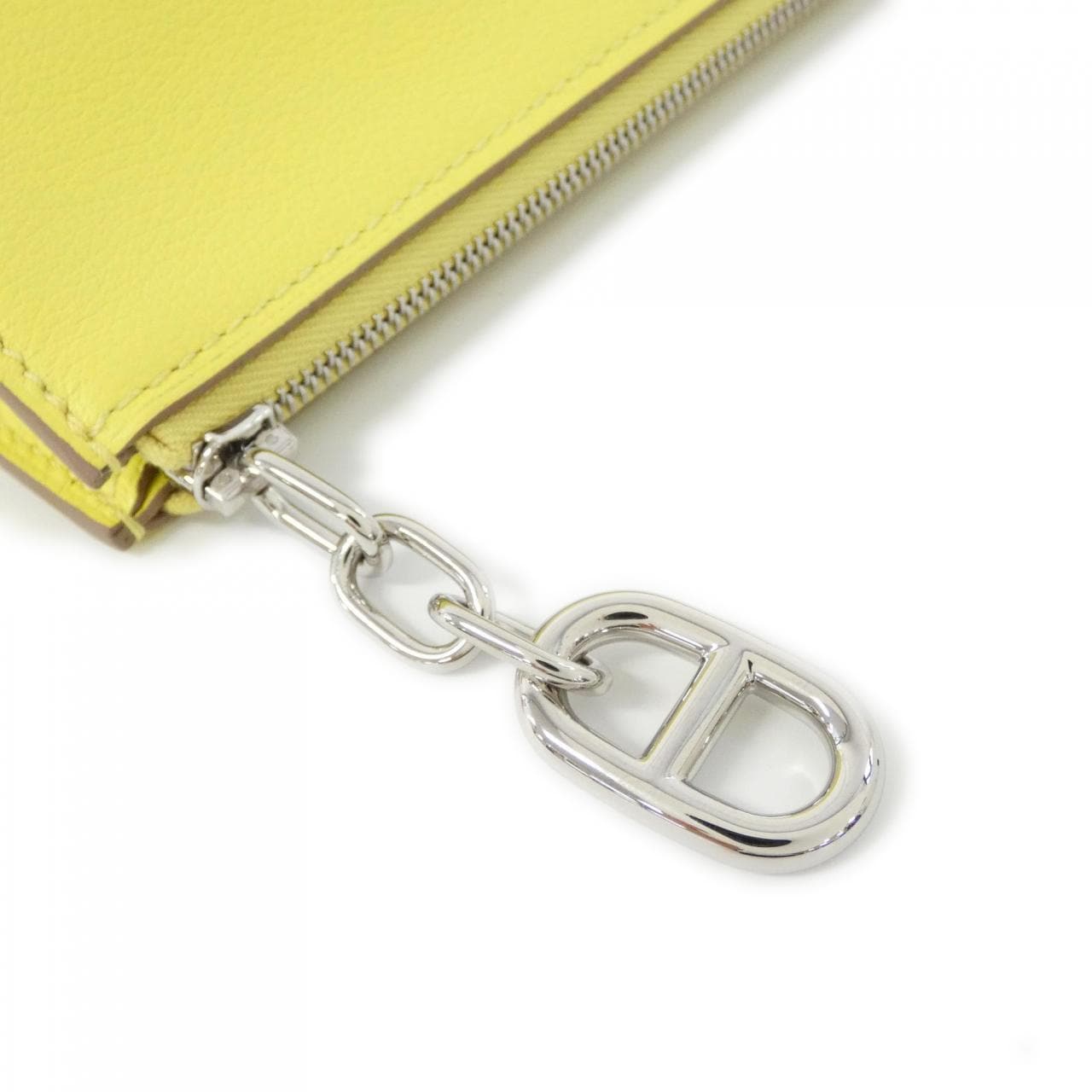 [未使用品] HERMES Zip Engou Chaine Duncre PM 084321CK 小袋