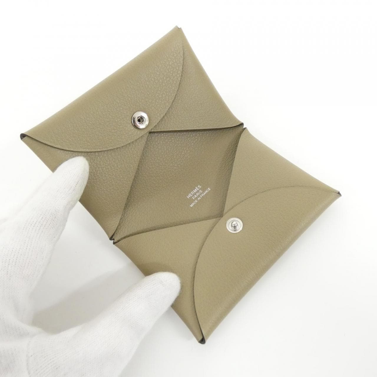 【未使用品】エルメス カルヴィ 064954CK カードケース