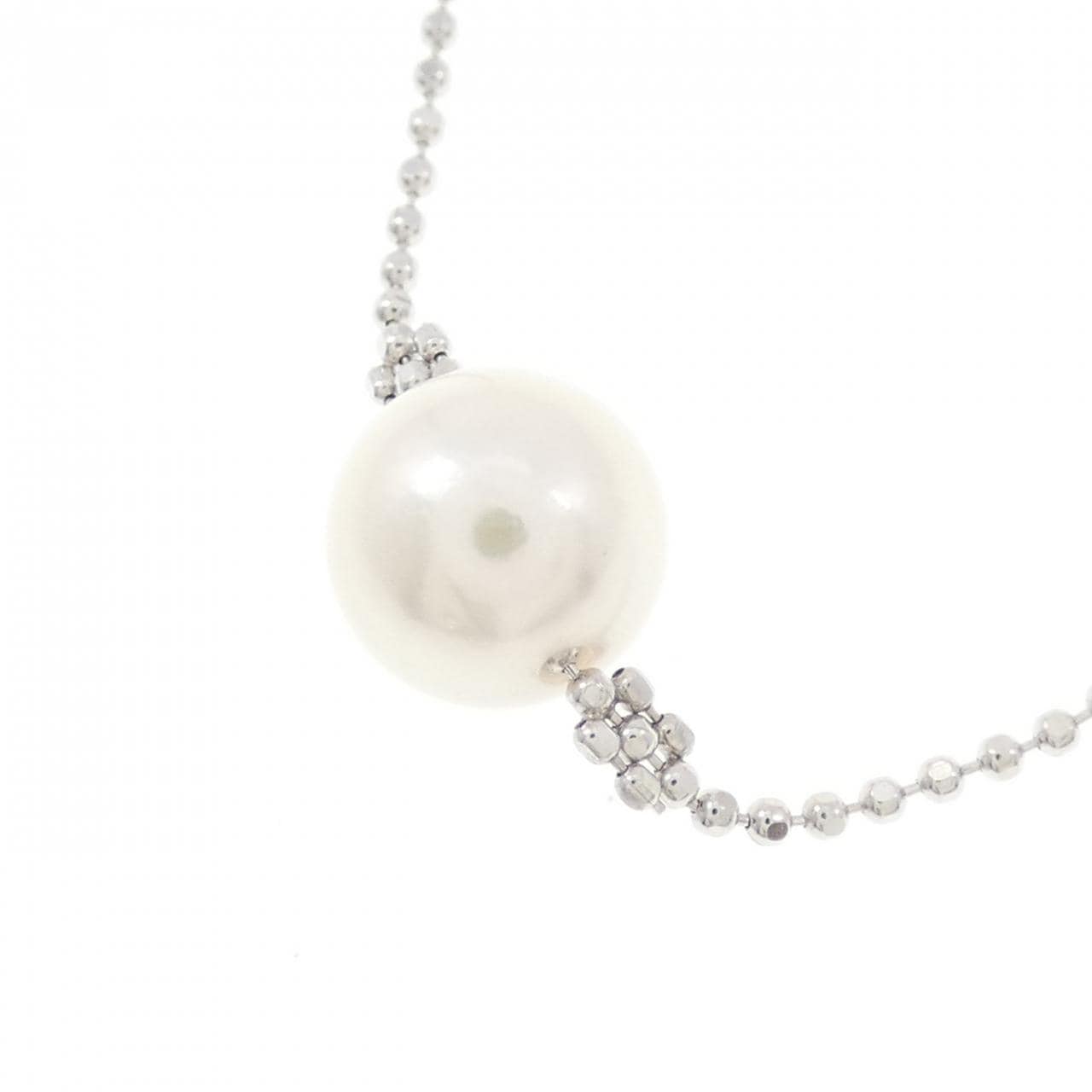 K18WG アコヤパール ネックレス