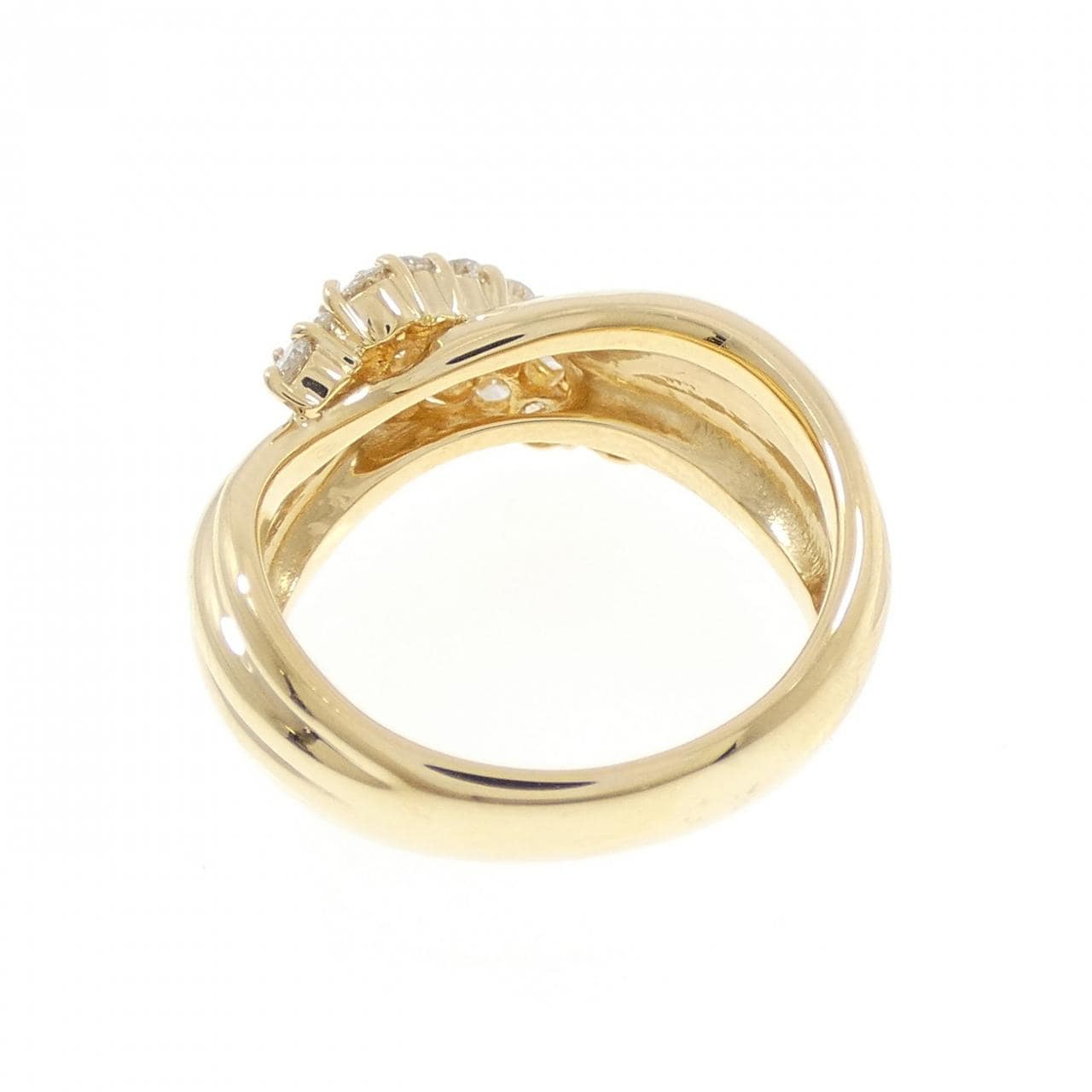 K18YG ダイヤモンド リング 0.52CT