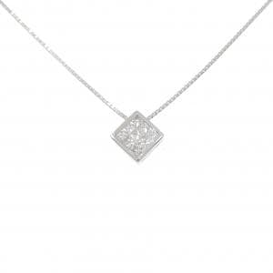 K18WG ダイヤモンド ネックレス 0.20CT