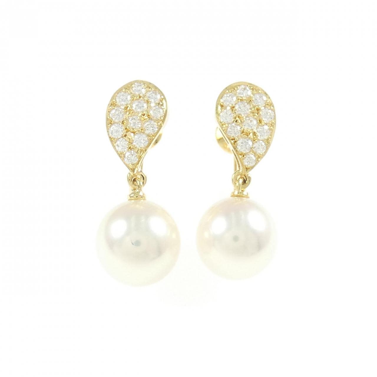 MIKIMOTO Akoya珍珠耳夹8.6 毫米