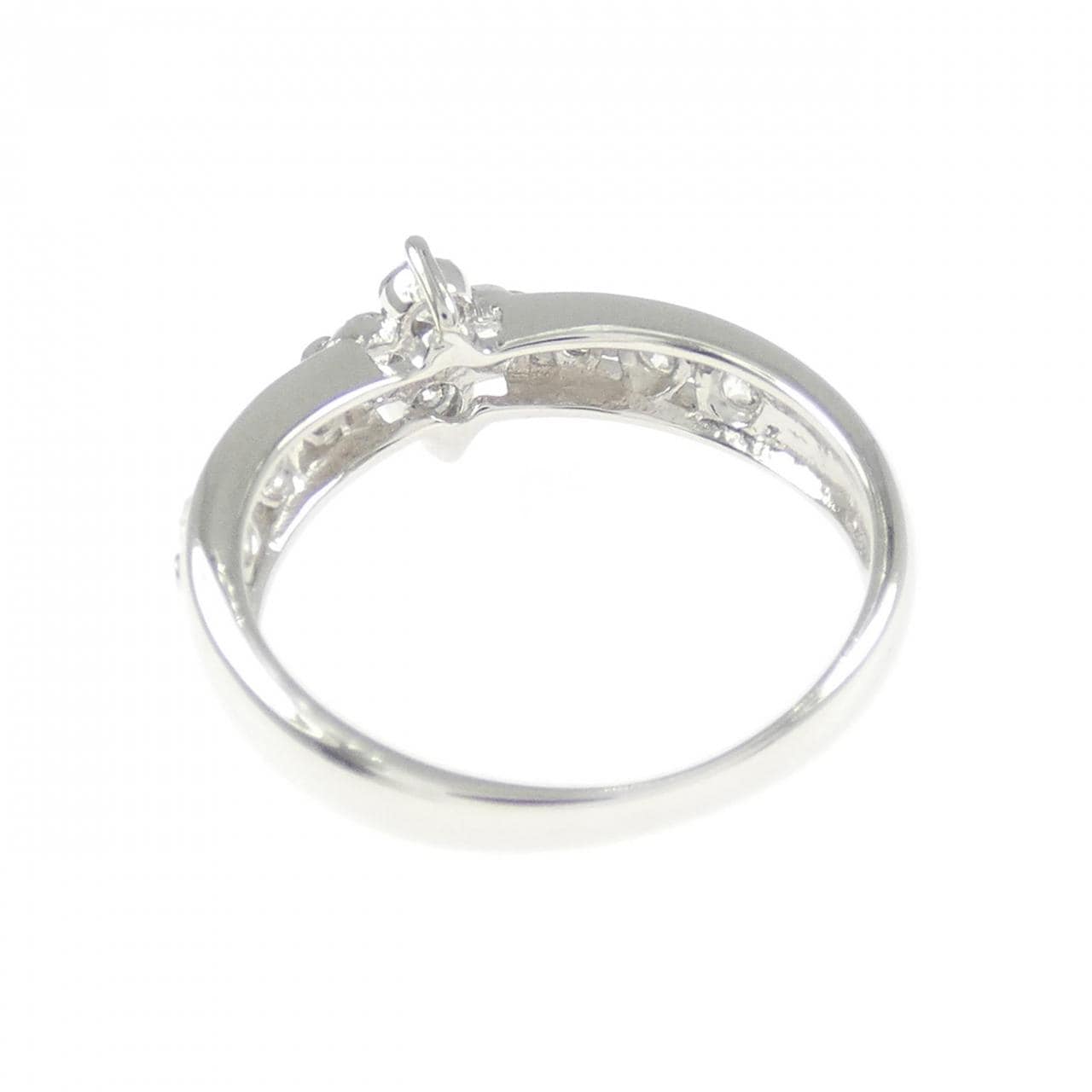 PT900 フラワー ダイヤモンド リング 0.50CT