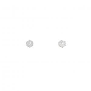 PT900 ダイヤモンド ピアス 0.30CT