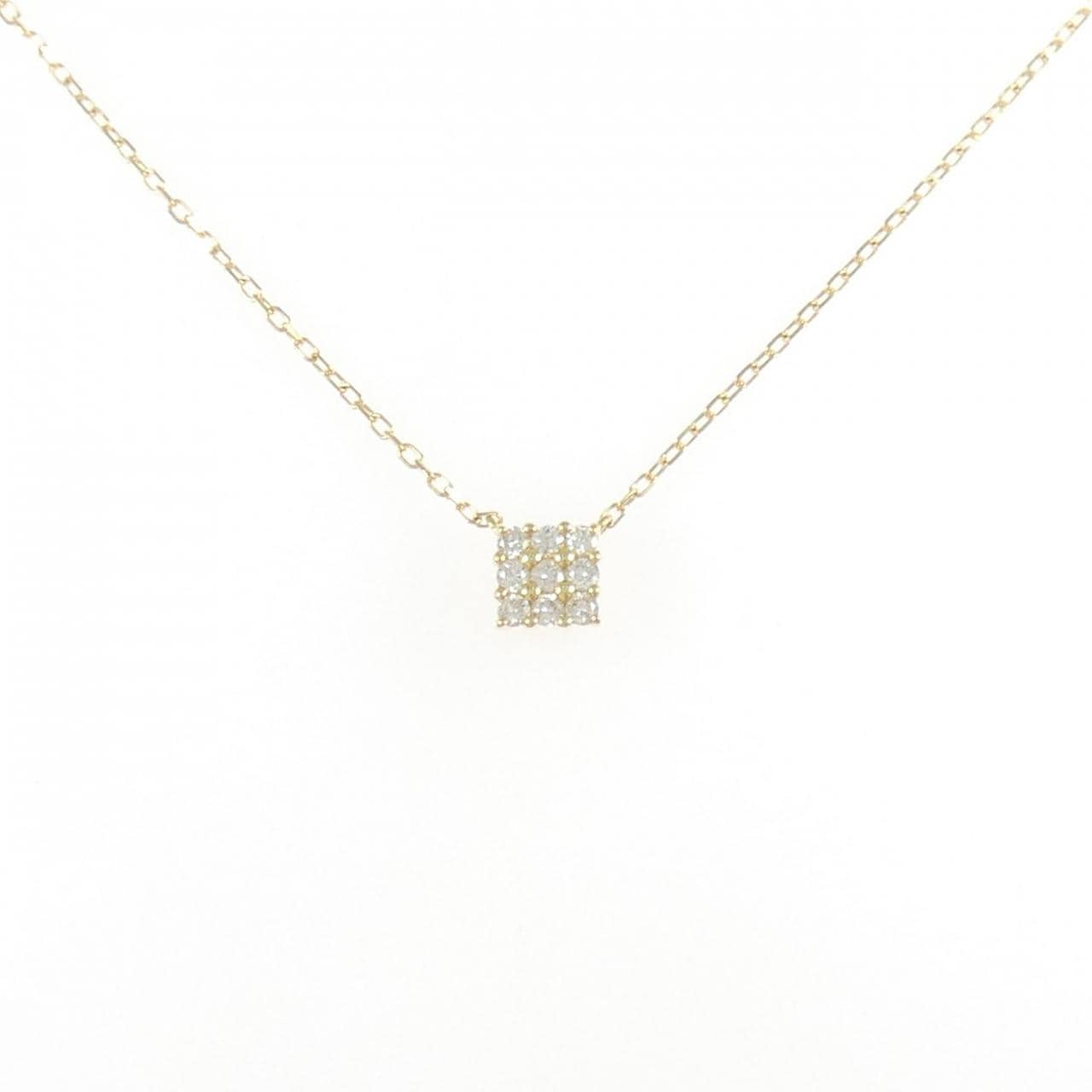 K18YG ダイヤモンド ネックレス 0.13CT