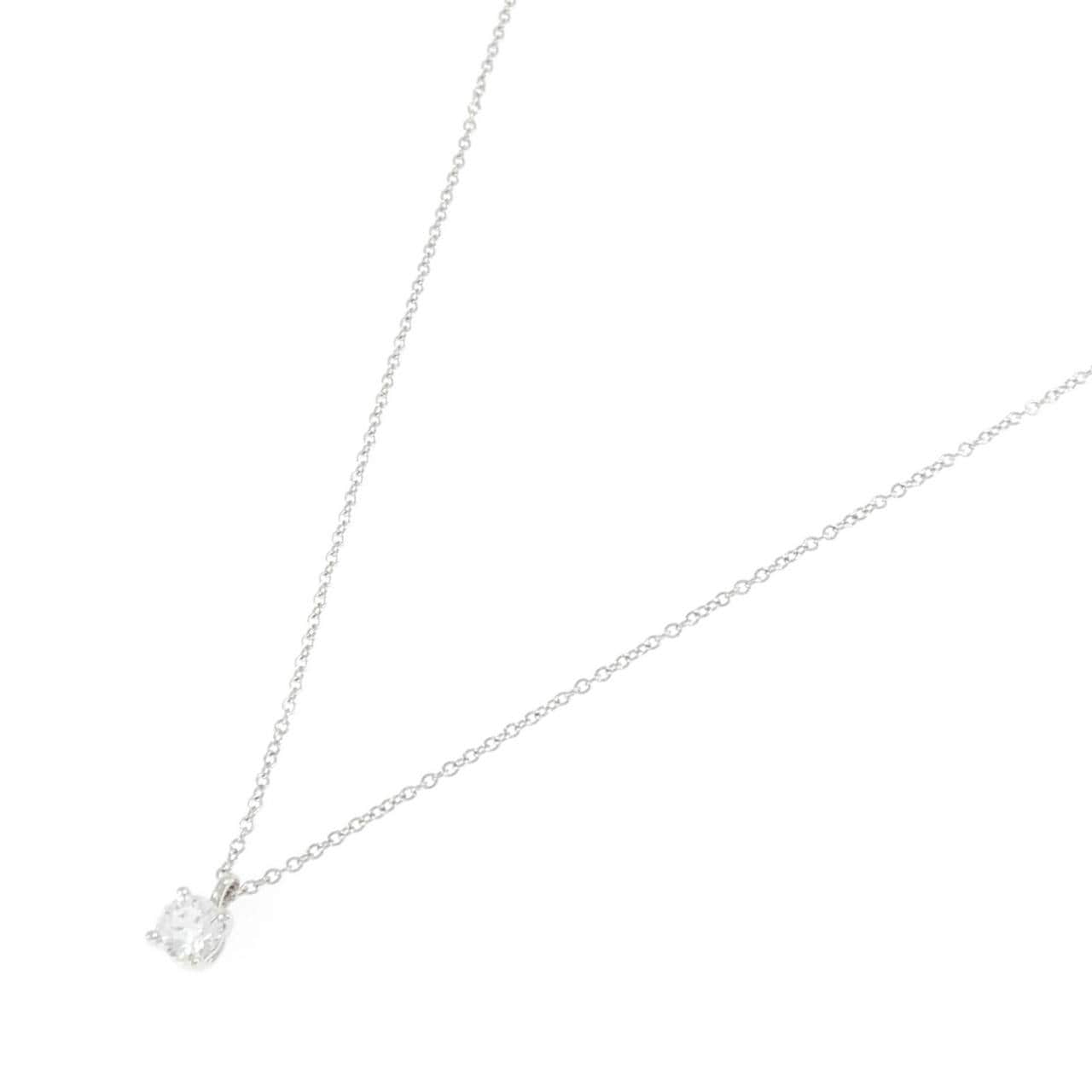 ティファニー ソリティア ネックレス 0.34CT F VVS1 3EXT