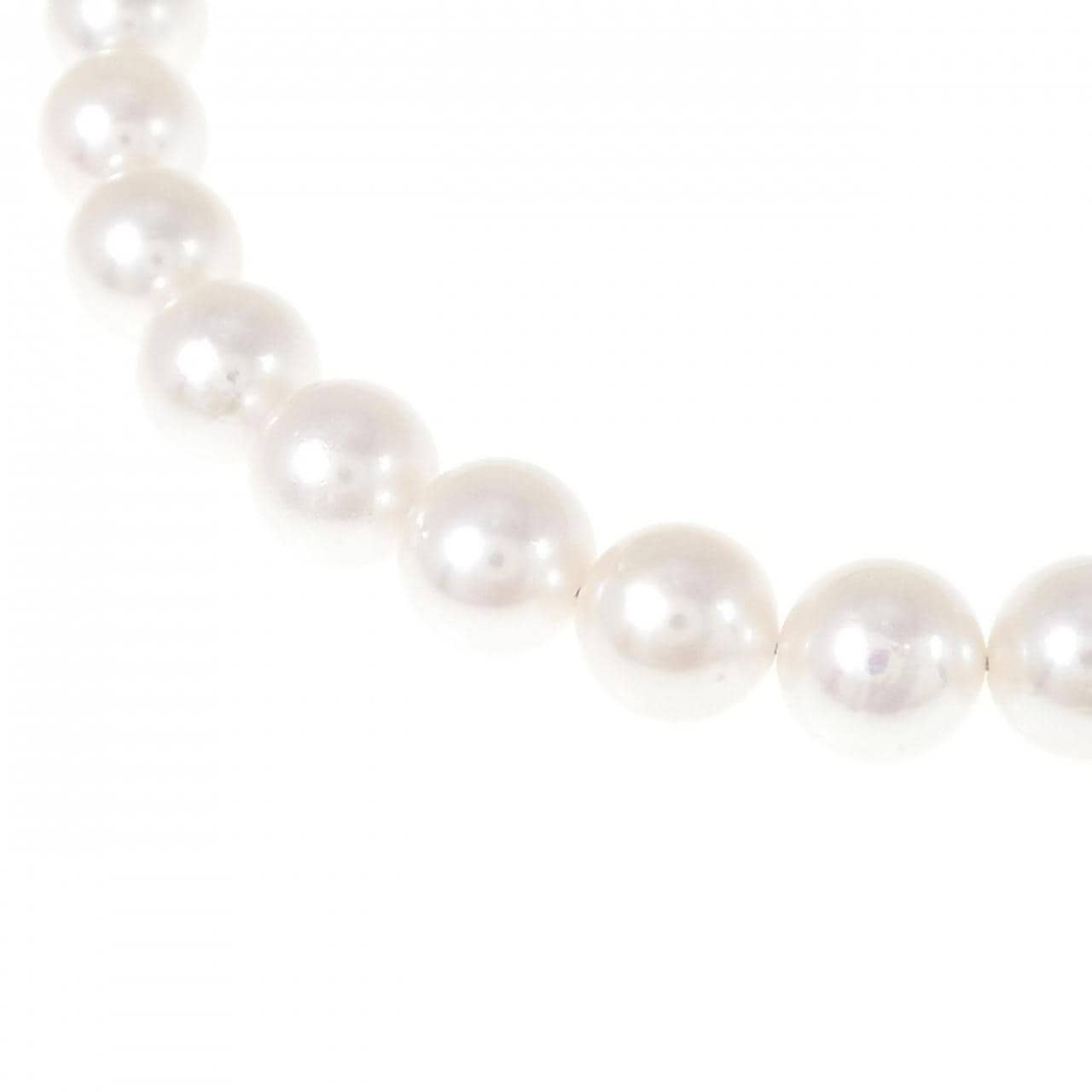 [BRAND NEW] Silver Clasp Akoya Pearl Necklace 6-6.5mm