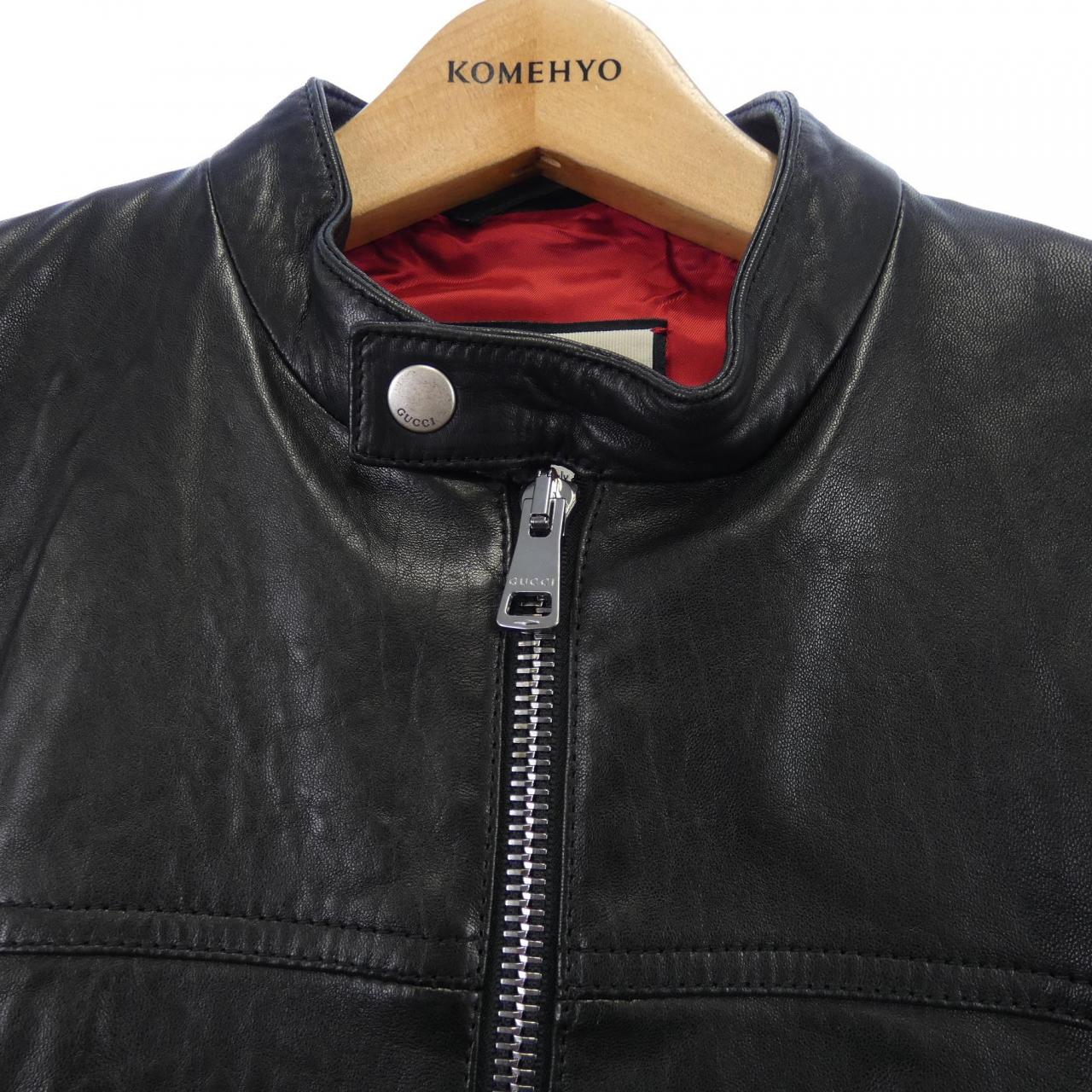 グッチ GUCCI 264857-XN571 レザージャケット