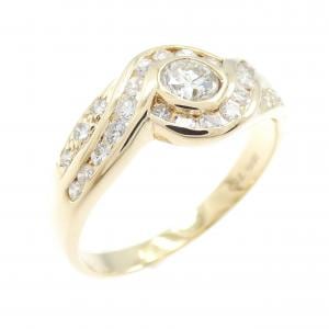 750YG ダイヤモンド リング