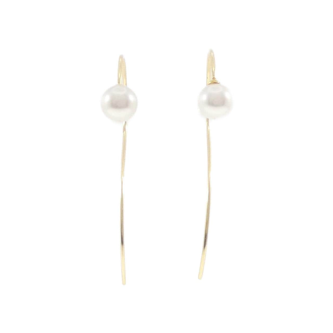 K18YG アコヤパール ピアス 6mm