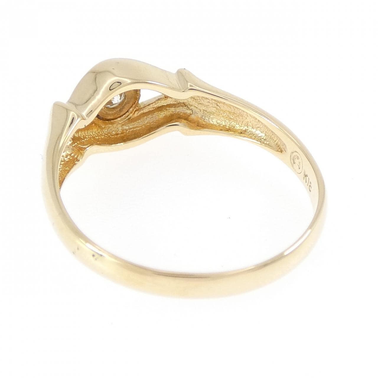 K18YG ダイヤモンド リング 0.09CT