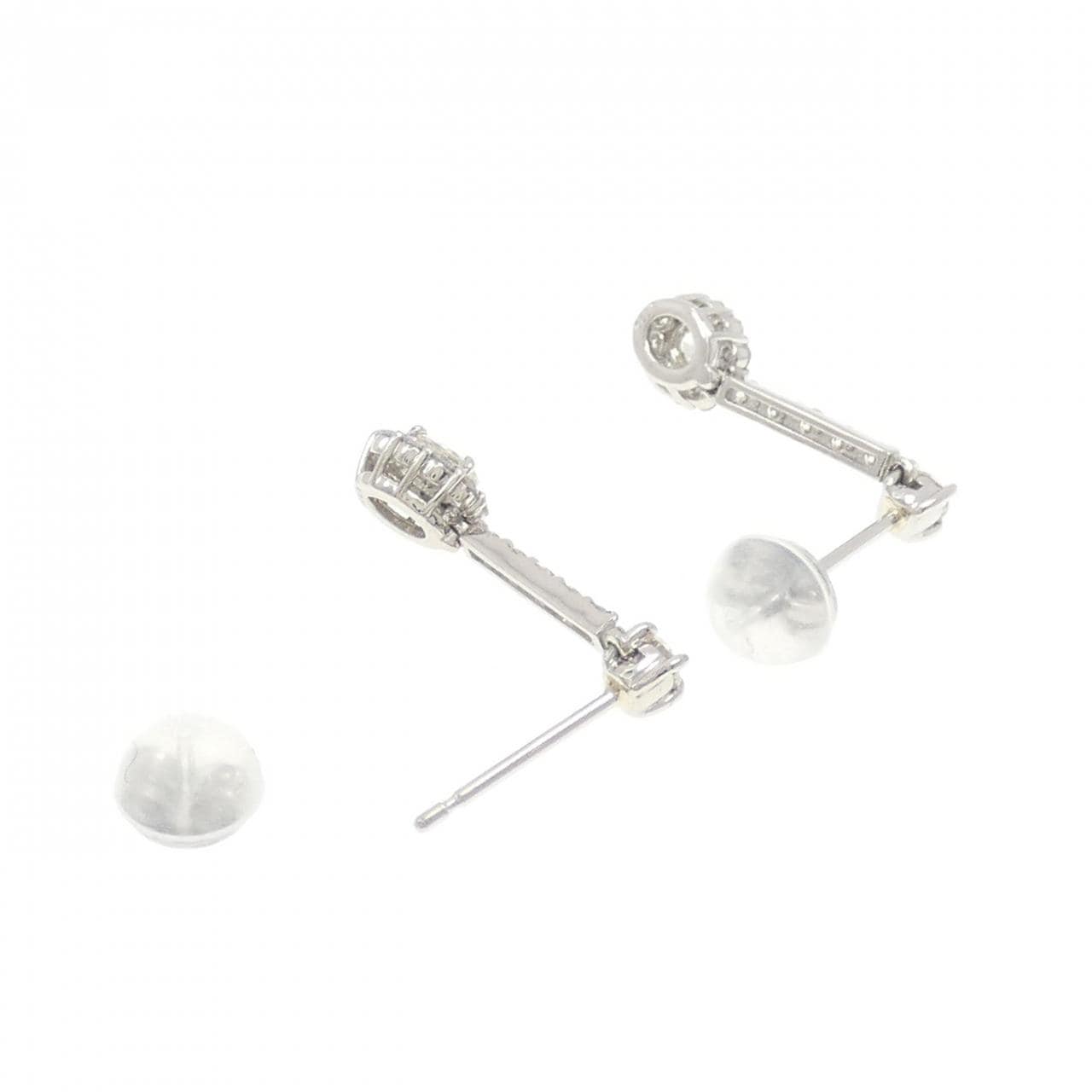 【新品】PT900 ダイヤモンド ピアス 0.60CT